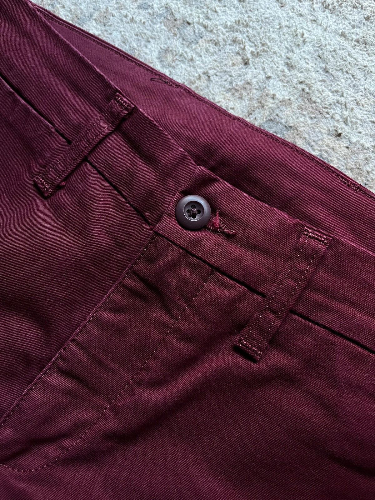 Carhartt Carhartt 2015 Chinos Pants Burgundy Deadstock Sz W 29 x L 32 Size 32" / US 10 / IT 46 - 16 Thumbnail