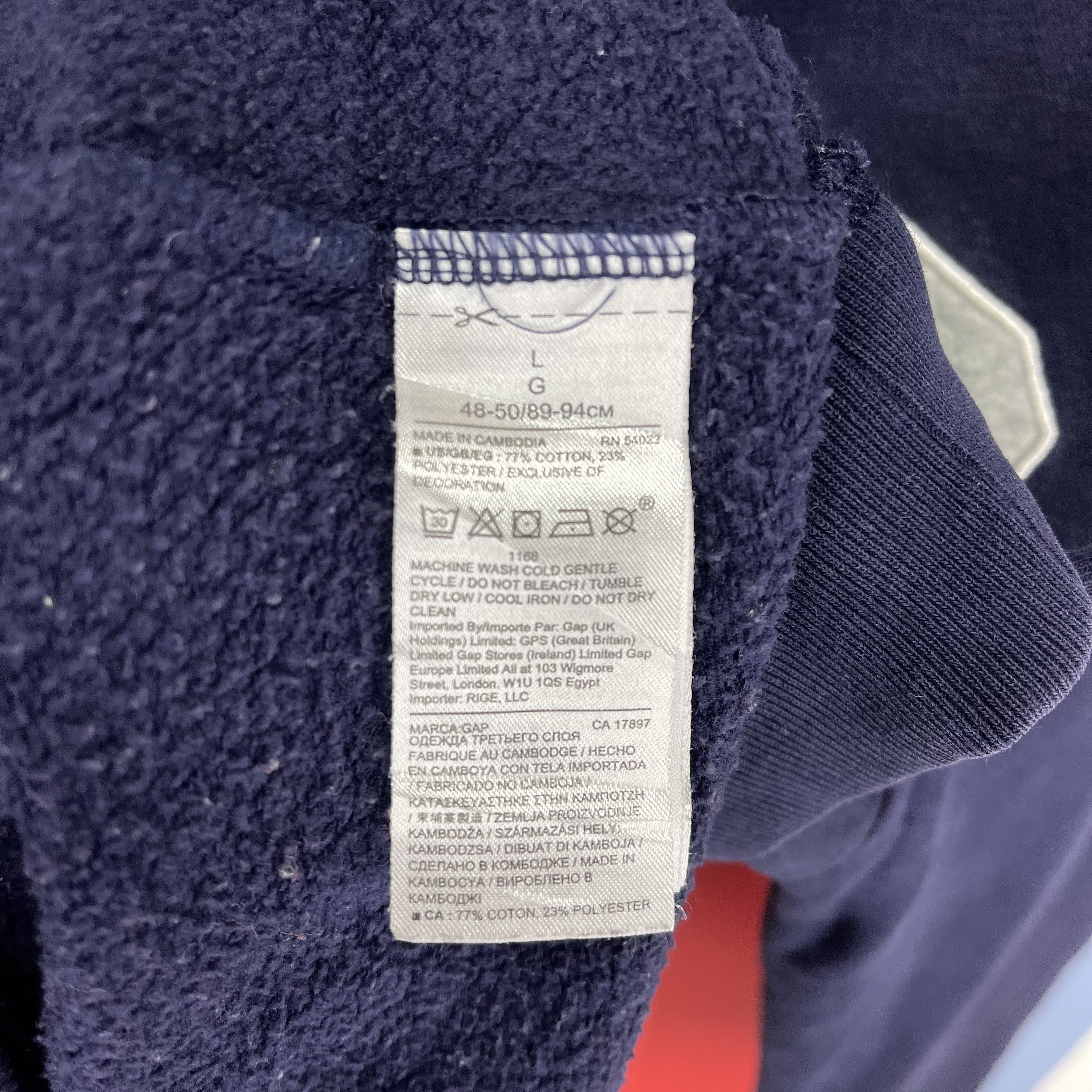 Gap GAP Hoodie Pullover #2008/13 Size US L / EU 52-54 / 3 - 6 Thumbnail