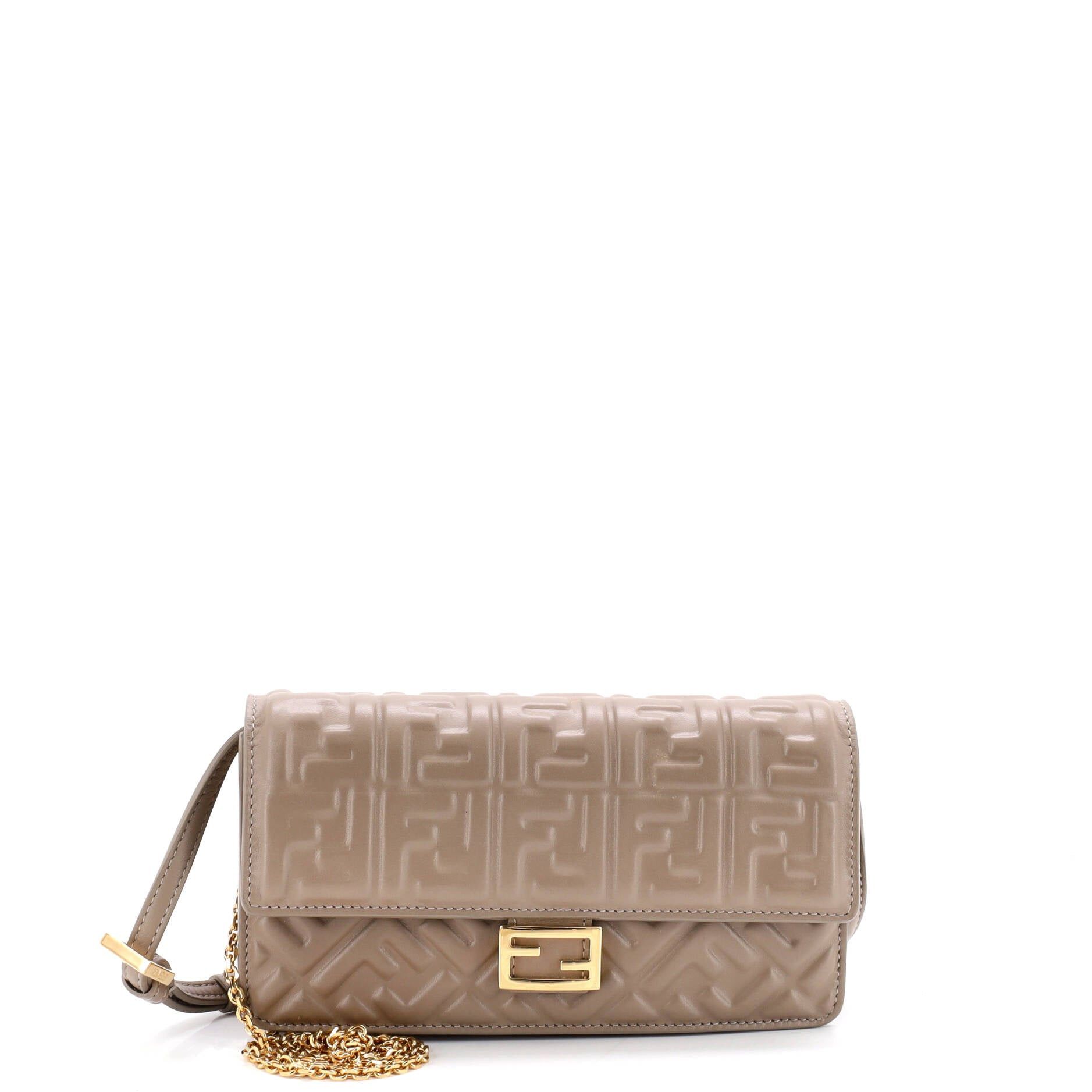 Fendi Baguette Wallet on Chain Size ONE SIZE - 1 Thumbnail