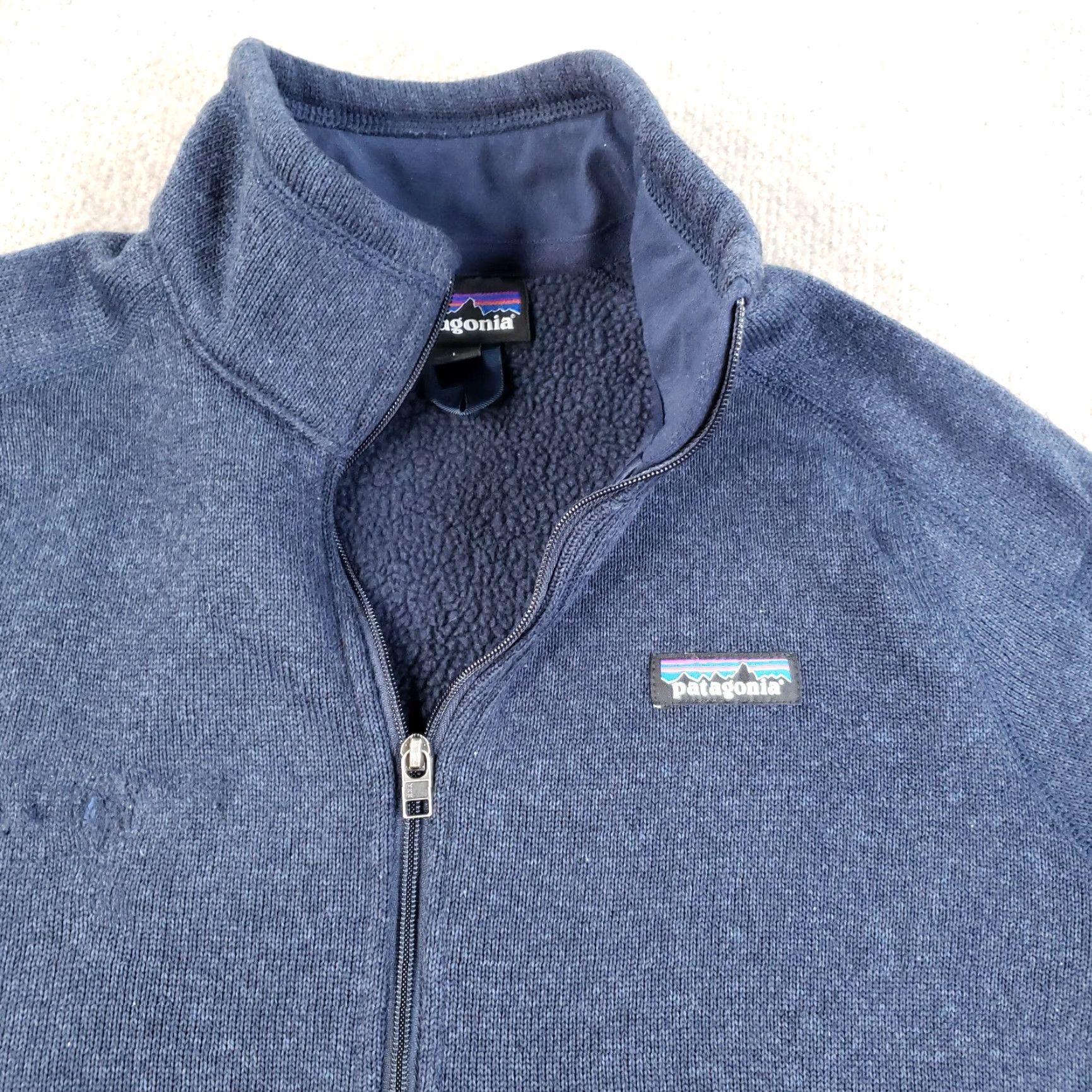 Patagonia Patagonia Better Sweater Women M Blue 1/4 Zip Fleece Pullover Mock Neck Sweater Womens Size M / US 6-8 / IT 42-44 - 6 Thumbnail