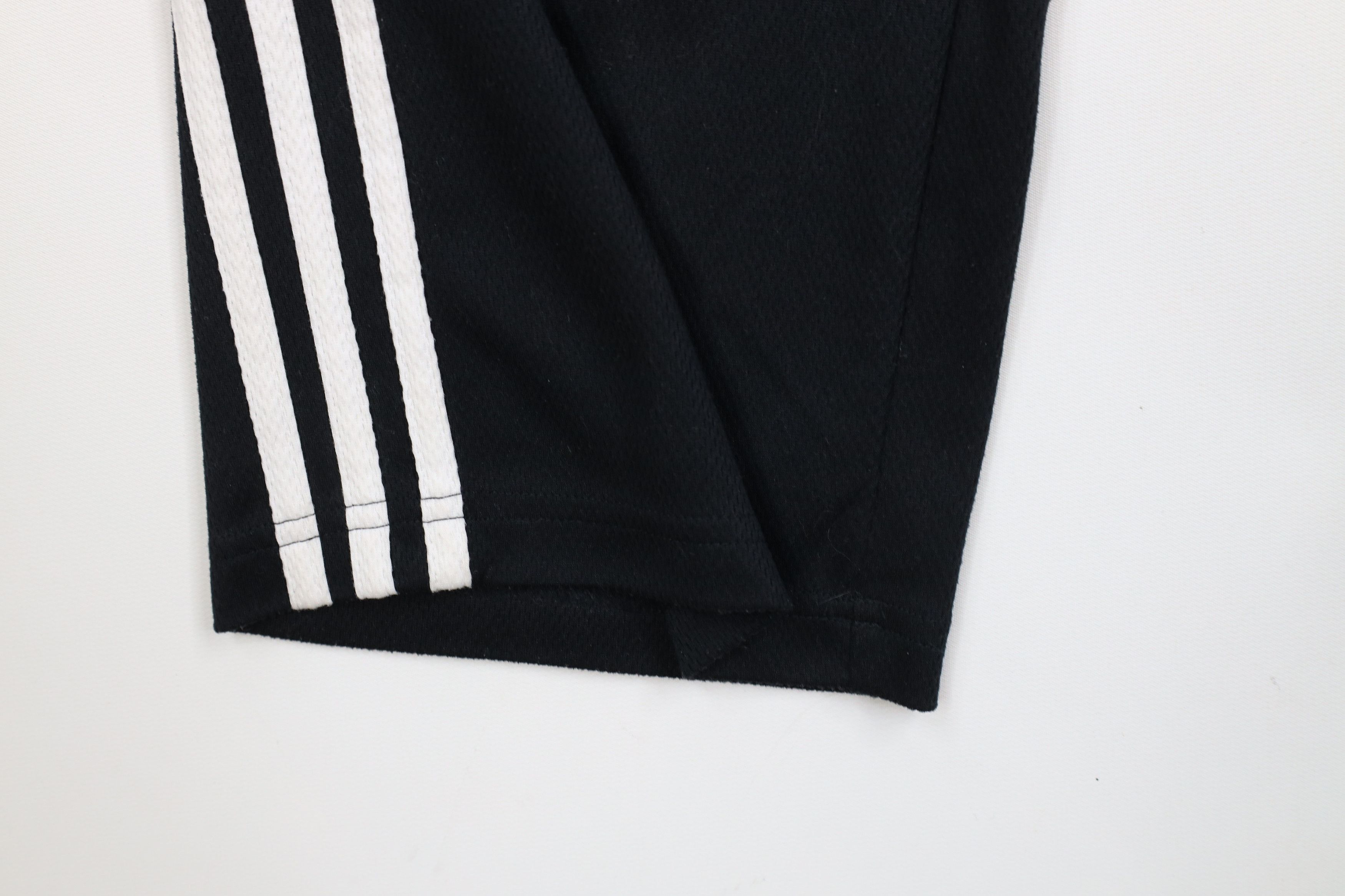 Adidas × Vintage Vintage 90s Y2K Adidas Flared Wide Leg Knit Pants Black Size 30" / US 8 / IT 44 - 6 Thumbnail