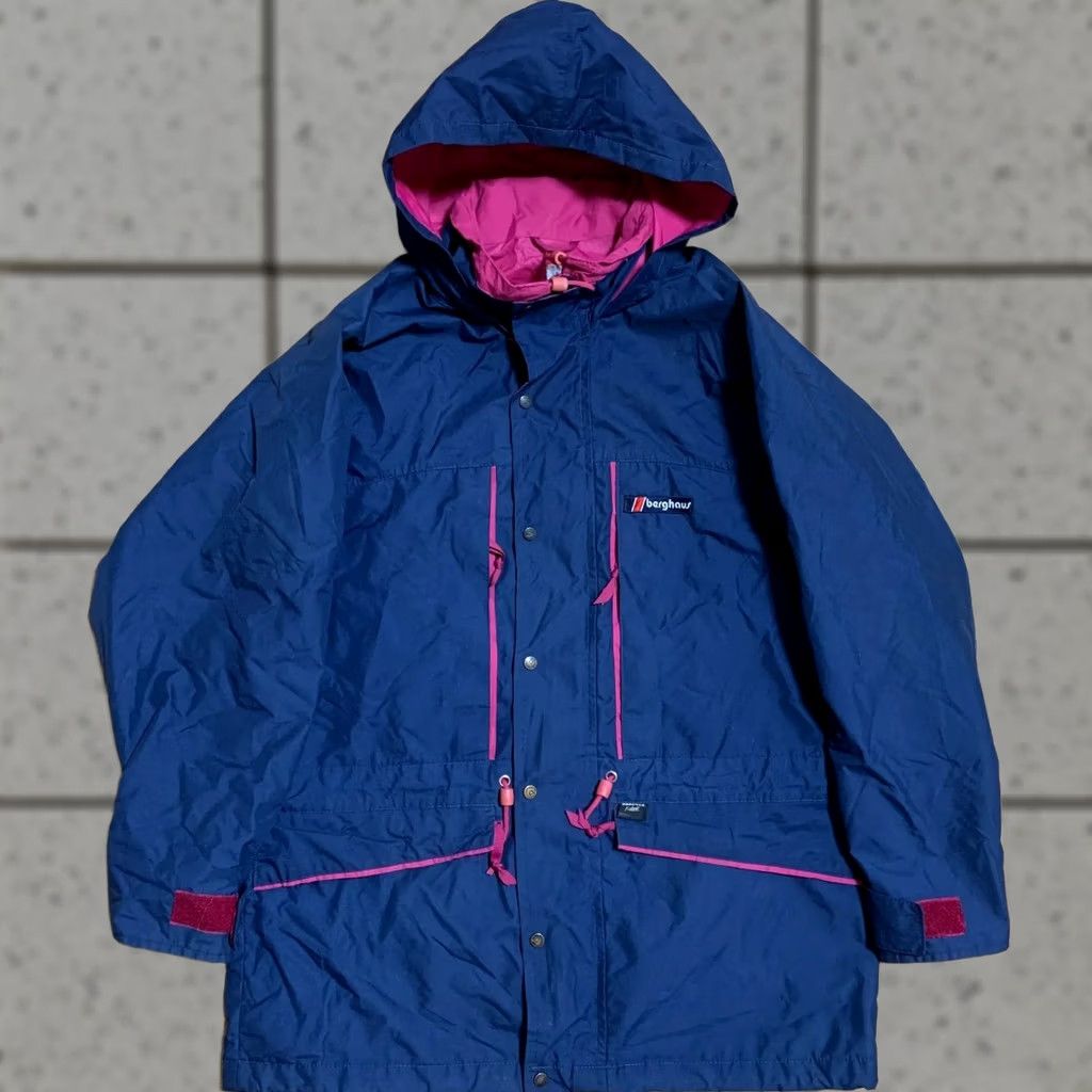 Berghaus VINTAGE Berghaus Jacket Women XL Gore-Tex 90s Windbreaker Water Resistant Blue Size XL / US 12-14 / IT 48-50 - 1 Thumbnail