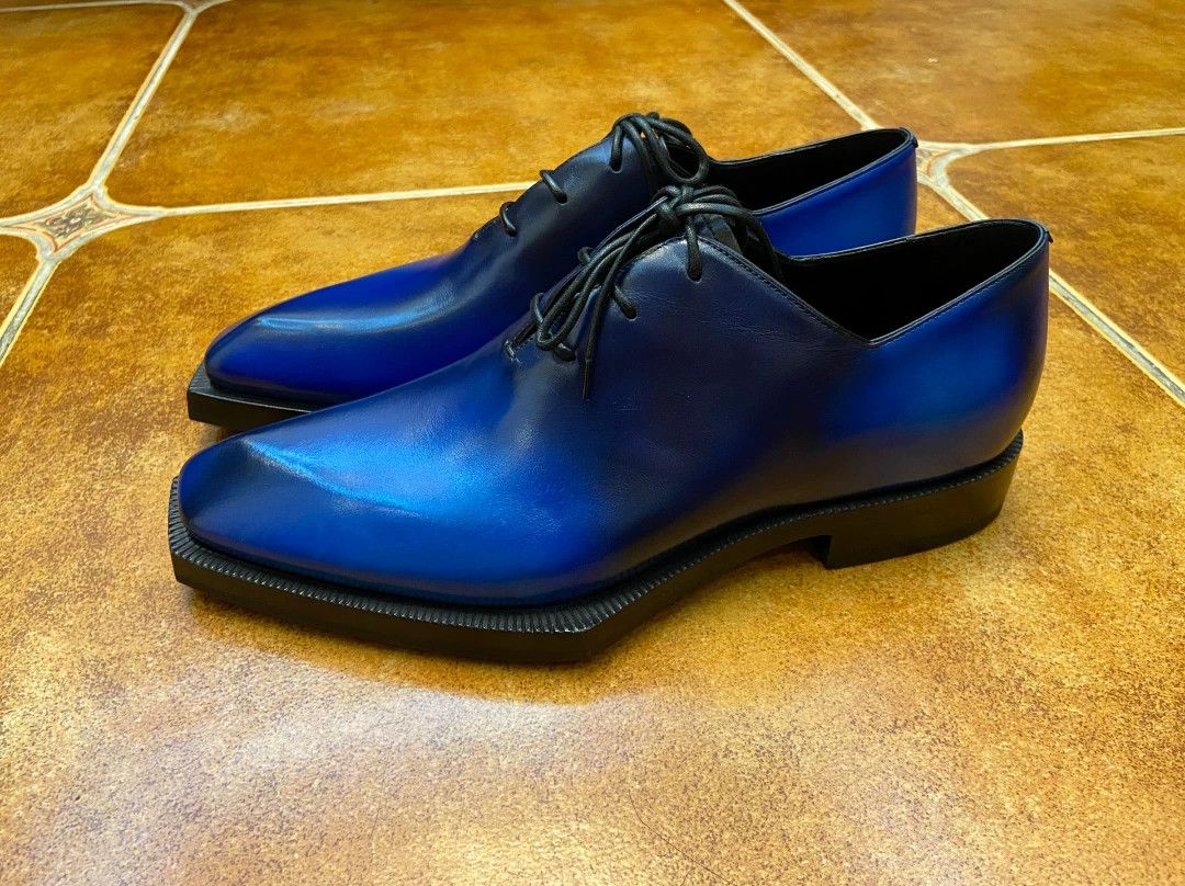 Berluti BERLUTI Blade US7.5 (40.5 EU) Blue Black Venice Calf Size US 7.5 / EU 40-41 - 4 Thumbnail
