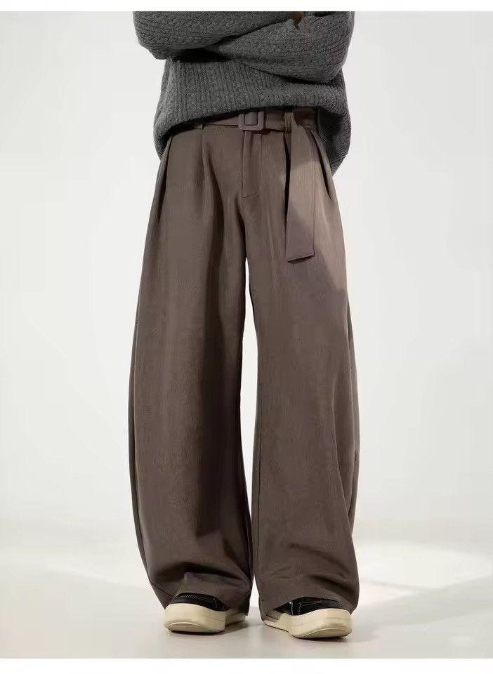 Other Casual Streetwear Basic Brown Loose School Pants Size US 30 / EU 46 - 4 Thumbnail
