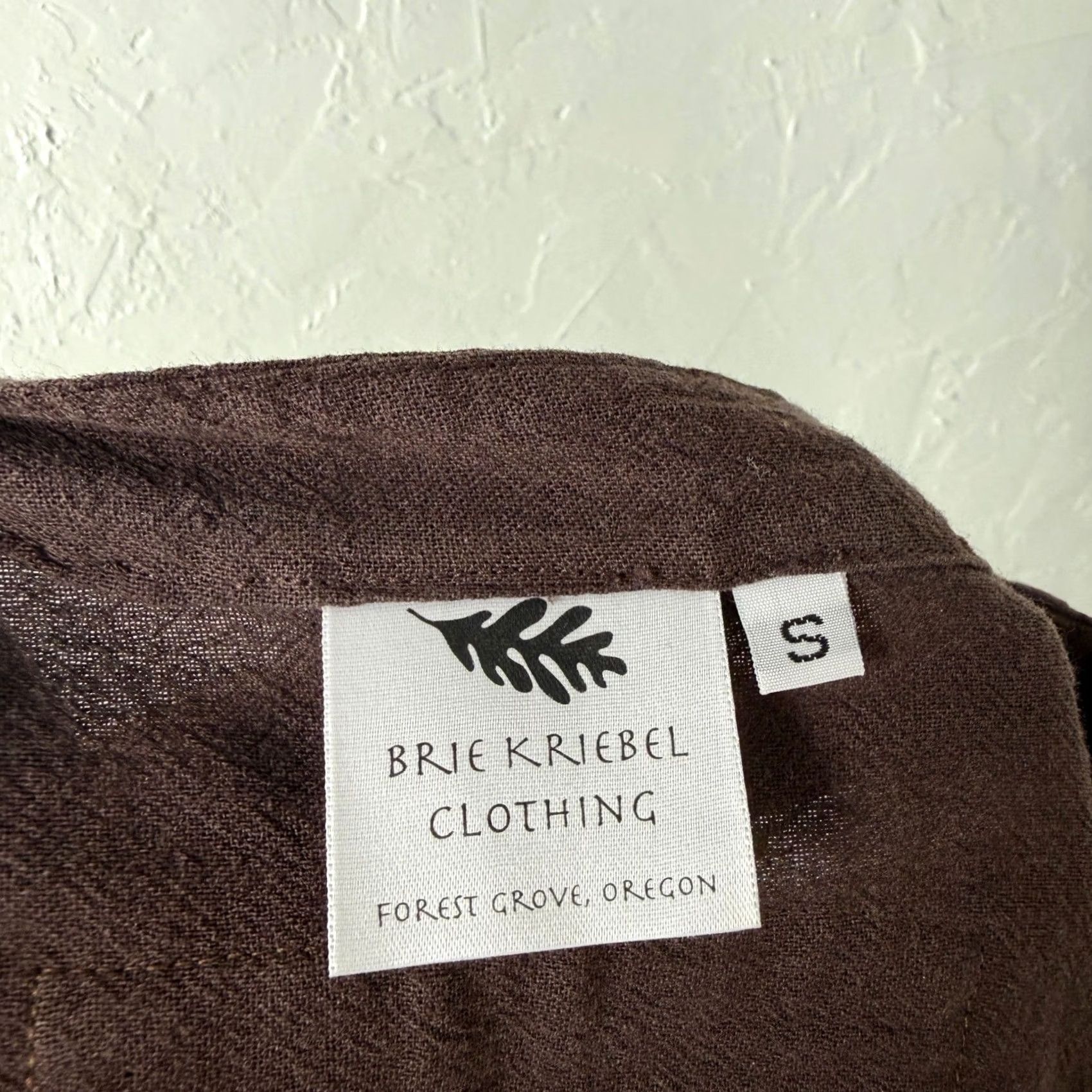 Vintage Brie Kriebel Shirt Cotton Geomoetric Tunic G2 - S - Women - Brown - Casual - Cotton - 44 bust - 29-32" length Size S / US 4 / IT 40 - 7 Thumbnail