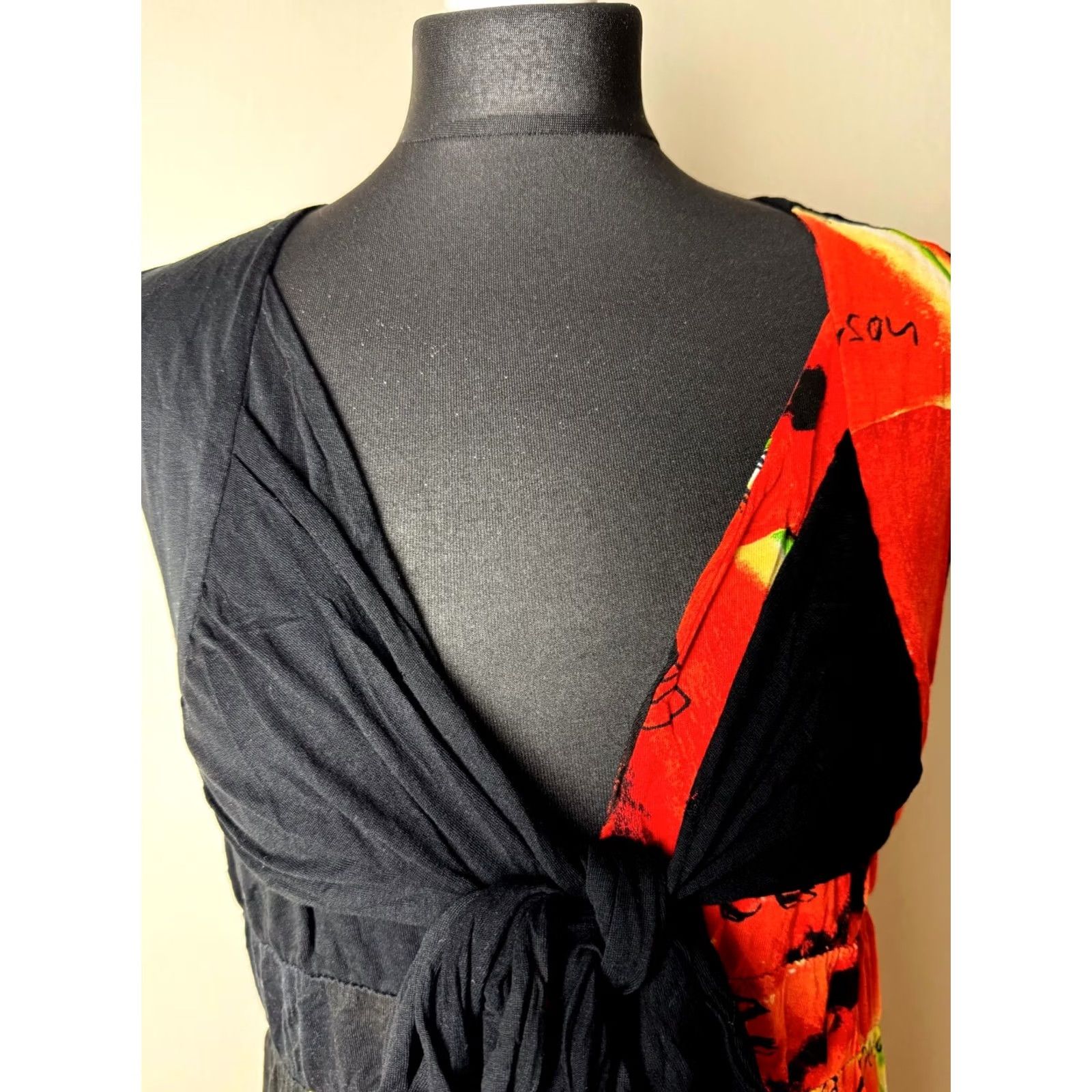 Desigual Desigual XL Womens A-Line Dress Multicoloured Knee Length with Defect - Good Condition Size XL / US 12-14 / IT 48-50 - 5 Thumbnail