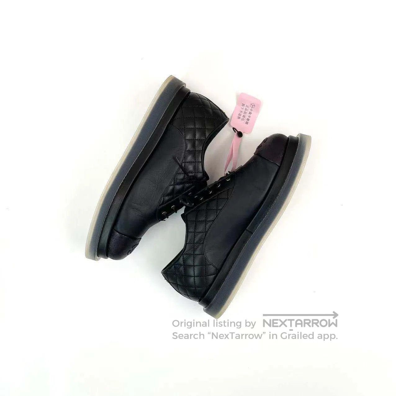 Chanel Chanel Double C logo diamond plaid platform Oxford shoes| Size US 8.5 / IT 38.5 - 4 Thumbnail