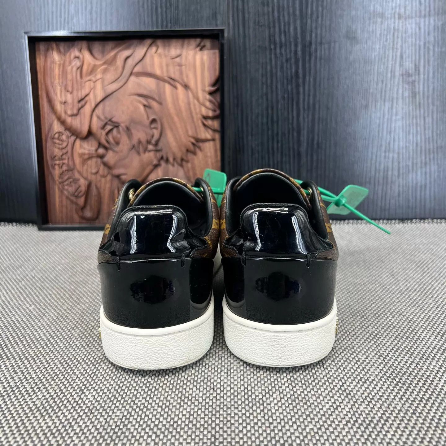 Louis Vuitton LV Monogram Brown Sneaker 36.5 Original Box Size US 6 / IT 36 - 5 Thumbnail