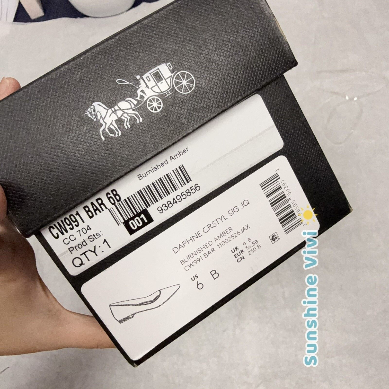 Coach NEW Limited Coach Daphne Flat Crystal Signature Shoes CW991 Size US 6 / IT 36 - 4 Thumbnail