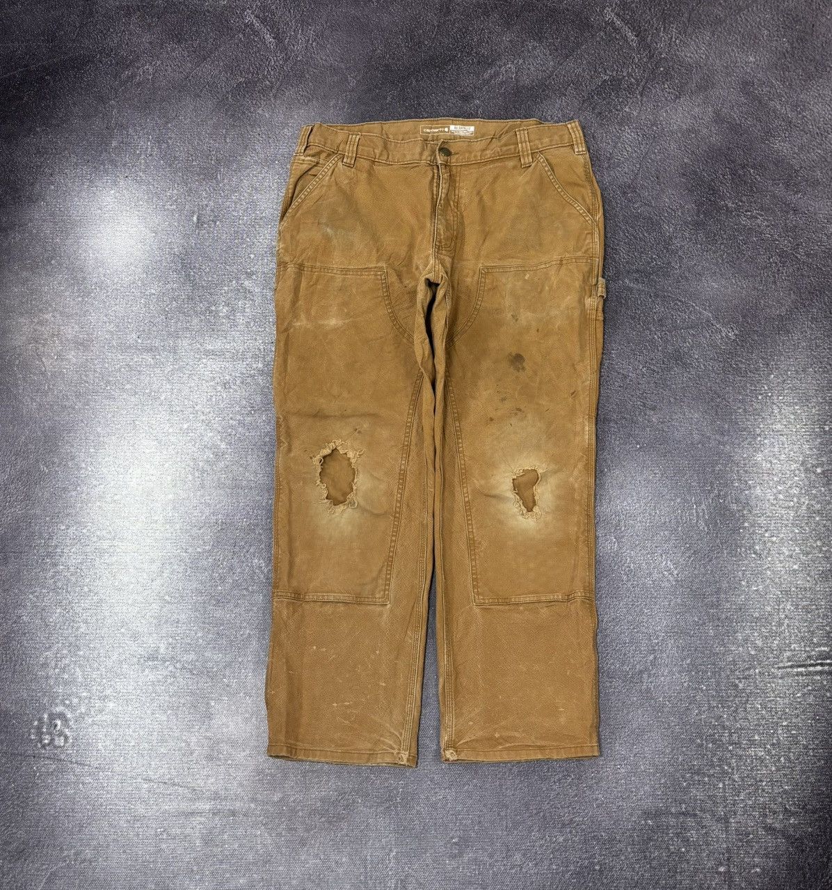 Carhartt Vintage Carhartt Double Knee USA Carpenter Hype Baggy Pants Size US 36 / EU 52 - 2 Thumbnail