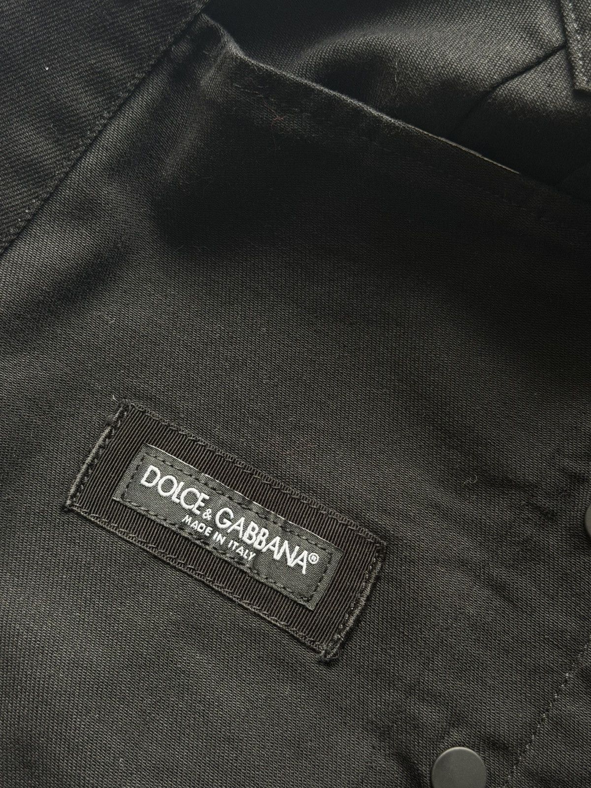 Dolce & Gabbana Dolce & Gabbana Denim Jacket Black - Size 52 - New Size US L / EU 52-54 / 3 - 8 Thumbnail