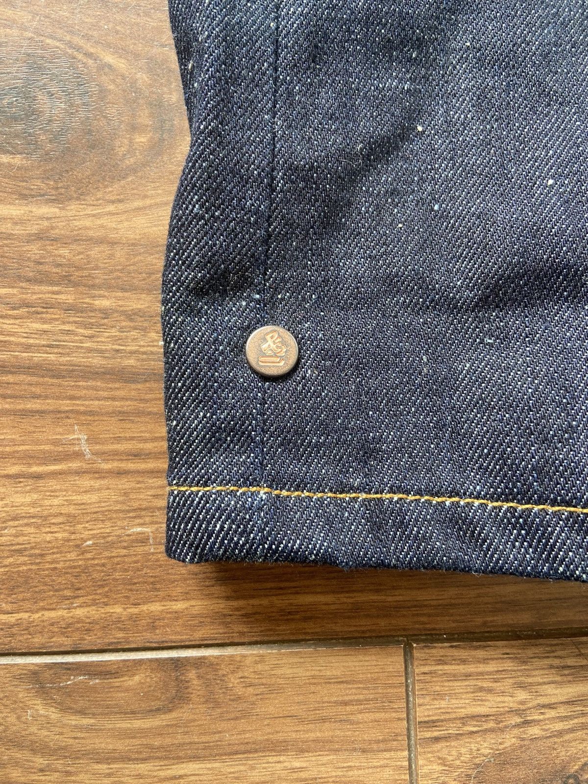 &SONS &SONS The New Frontier 14Oz Selvedge Raw Denim Jeans Size US 30 / EU 46 - 4 Thumbnail
