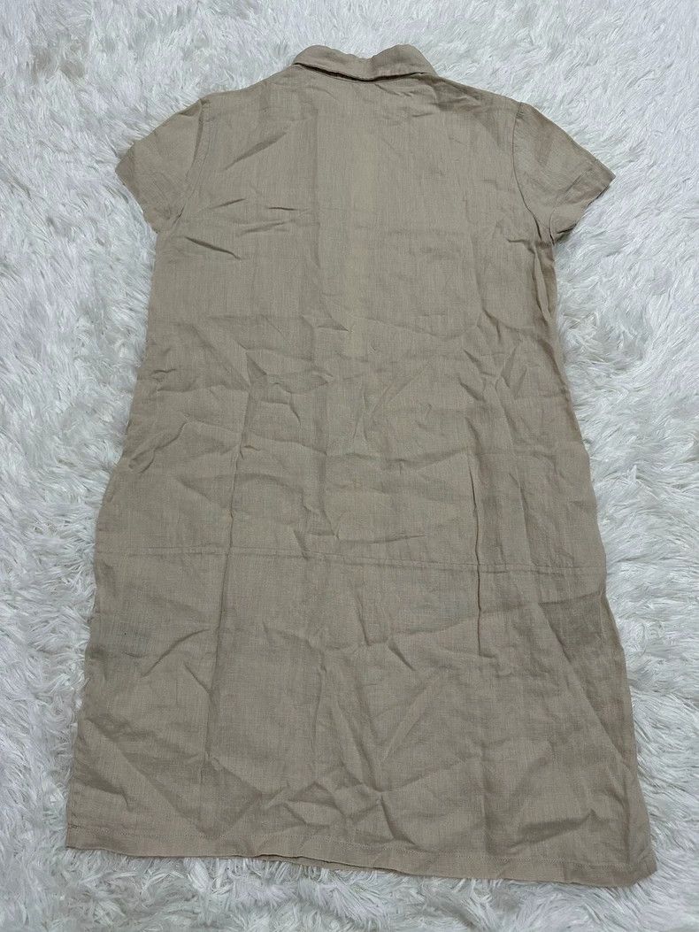Loro Piana LORO PIANA Sleeveless dress made of linen Size L / US 10 / IT 46 - 2 Thumbnail