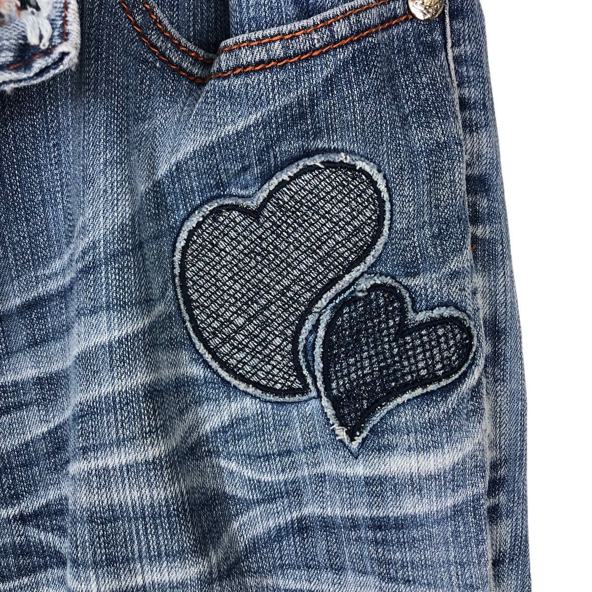 Japanese Brand 🔥Vintage Denim Jeans Sukajan Pocket Big Logo Size US 36 / EU 52 - 16 Thumbnail
