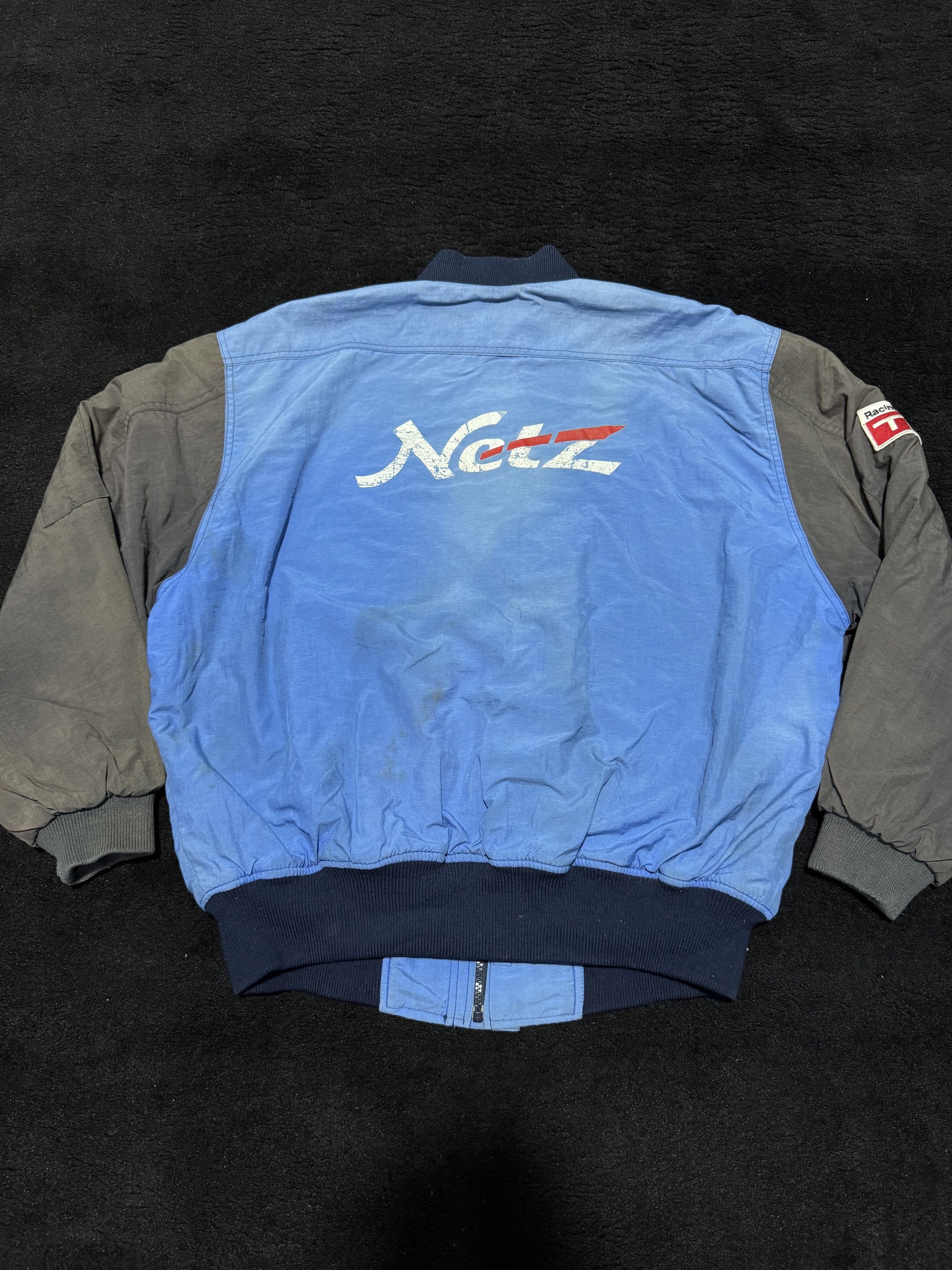 Japanese Brand Vintage Toyota Netz TRD Bomber Jacket Sun Faded Size US L / EU 52-54 / 3 - 2 Thumbnail