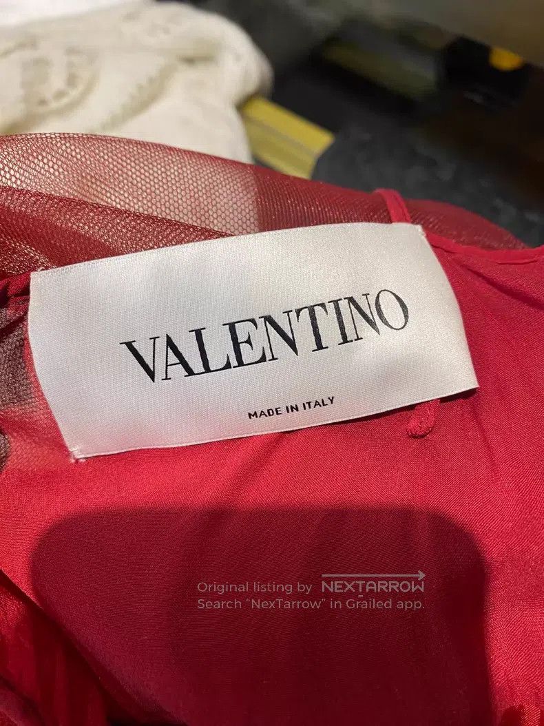 Valentino Valentino Red lace panel set Size S / US 4 / IT 40 - 8 Thumbnail