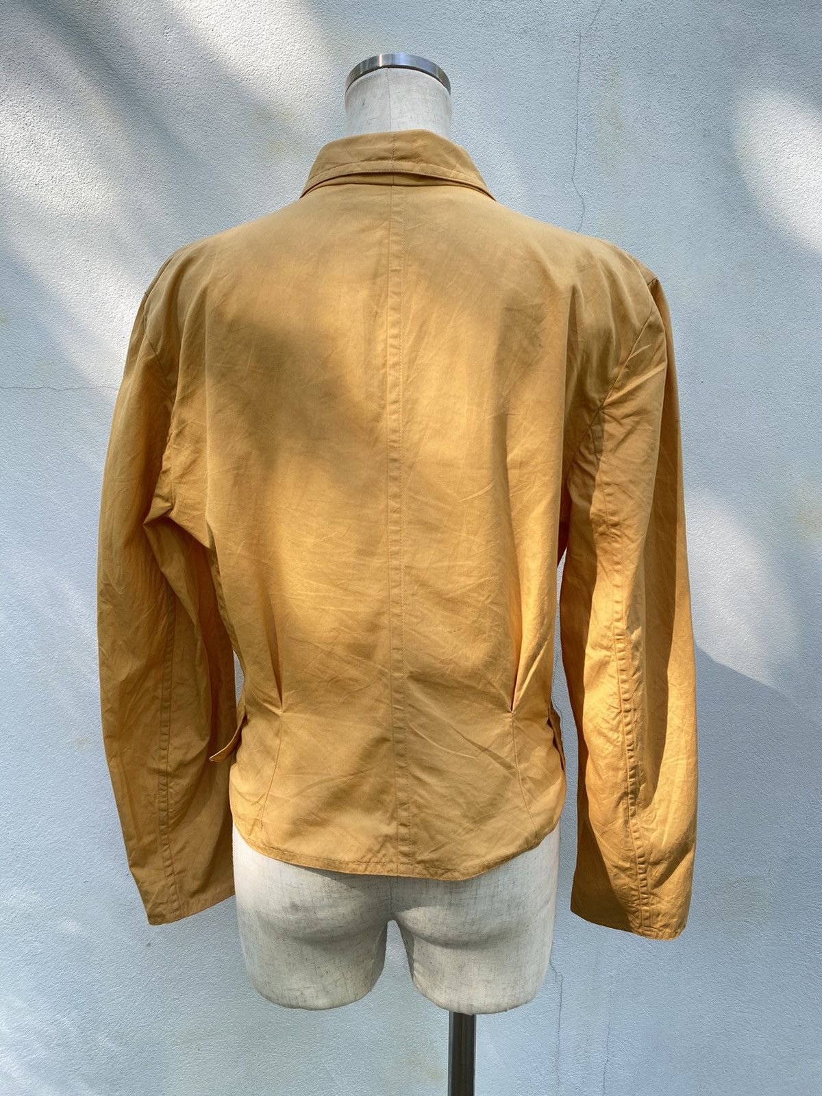 Designer FRANCO MONTANARINI Yellow Blazer Jacket Size ONE SIZE - 2 Thumbnail