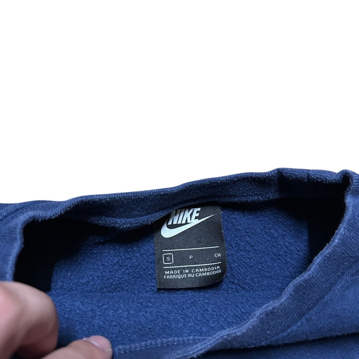 Nike Women’s Y2K Nike Micro Swoosh Blue Sweatshirt Size S / US 4 / IT 40 - 7 Thumbnail