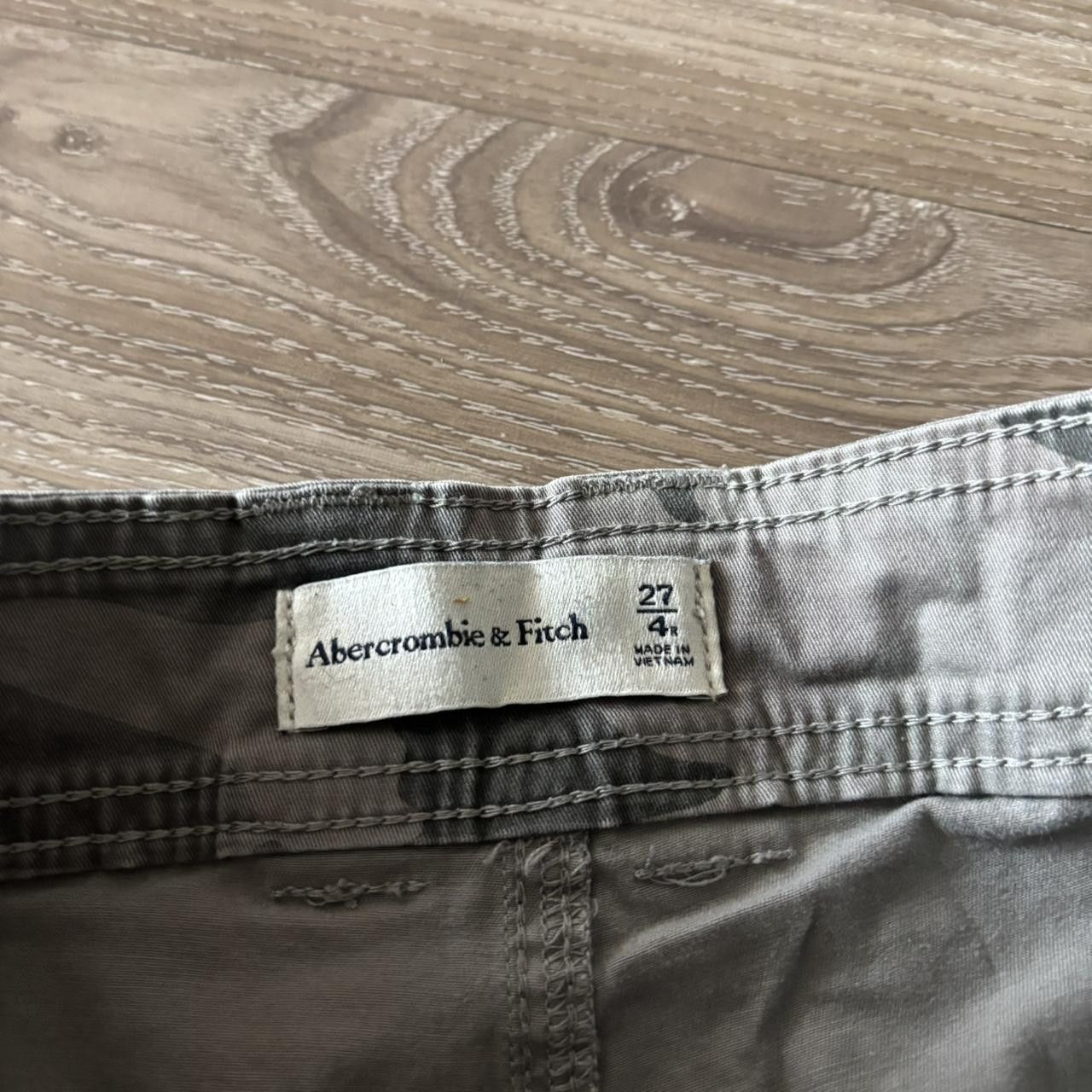 Abercrombie & Fitch Crazy Vintage Y2K/2000s Grunge Abercrombie Camo Streetwear Cargo Pants! 27x29 Size US 27 - 7 Thumbnail