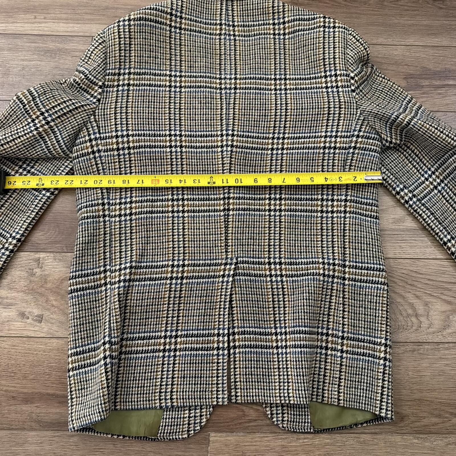 JCPenney Vintage 60s JC Penney Towncraft Wool Tweed Blazer Coat Size 38R - 7 Thumbnail