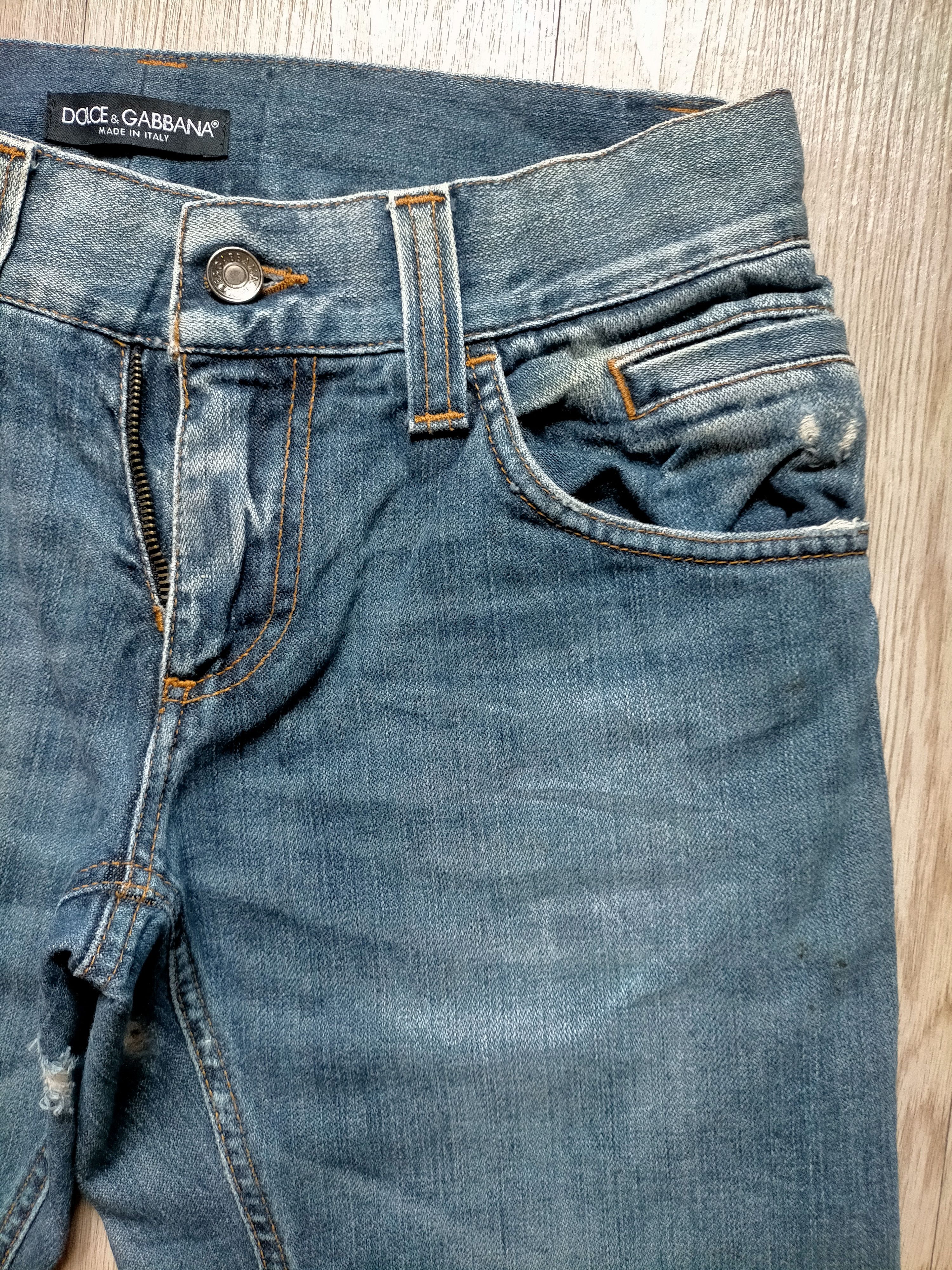 Dolce & Gabbana Dolce & Gabbana Double Zipped Distress Jeans Size US 30 / EU 46 - 5 Thumbnail