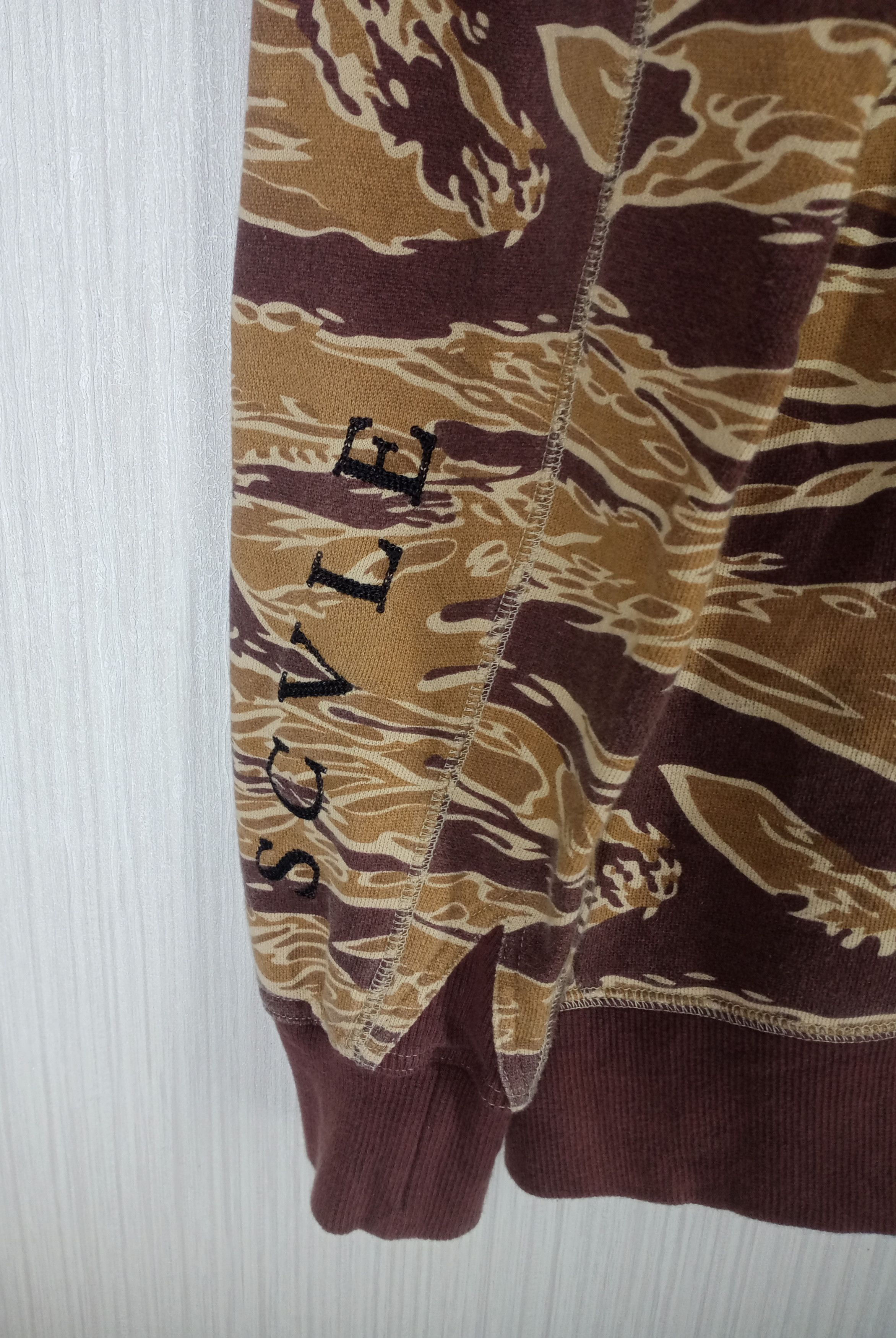 Black Scale RARE BLACK SCALE CAMO TIGER STRIPE SWEATSHIRT Size US M / EU 48-50 / 2 - 4 Thumbnail