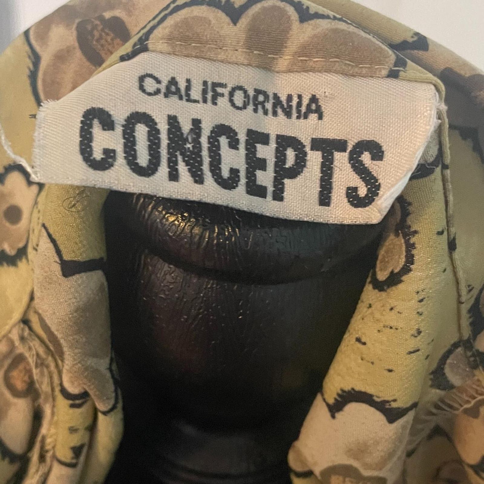 Vintage VTG 90's California Concepts Collared Mini Shift Dress Size M / US 6-8 / IT 42-44 - 3 Thumbnail