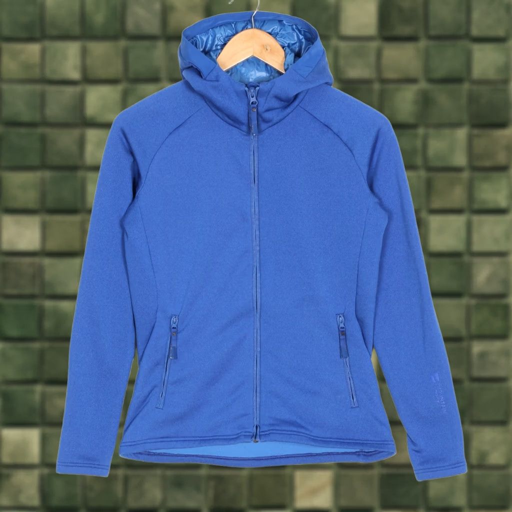 Vintage MOUNTAIN FORCE Eli Promo Hooded Jacket Women M Blue Logo Casual Travel M Size M / US 6-8 / IT 42-44 - 1 Thumbnail