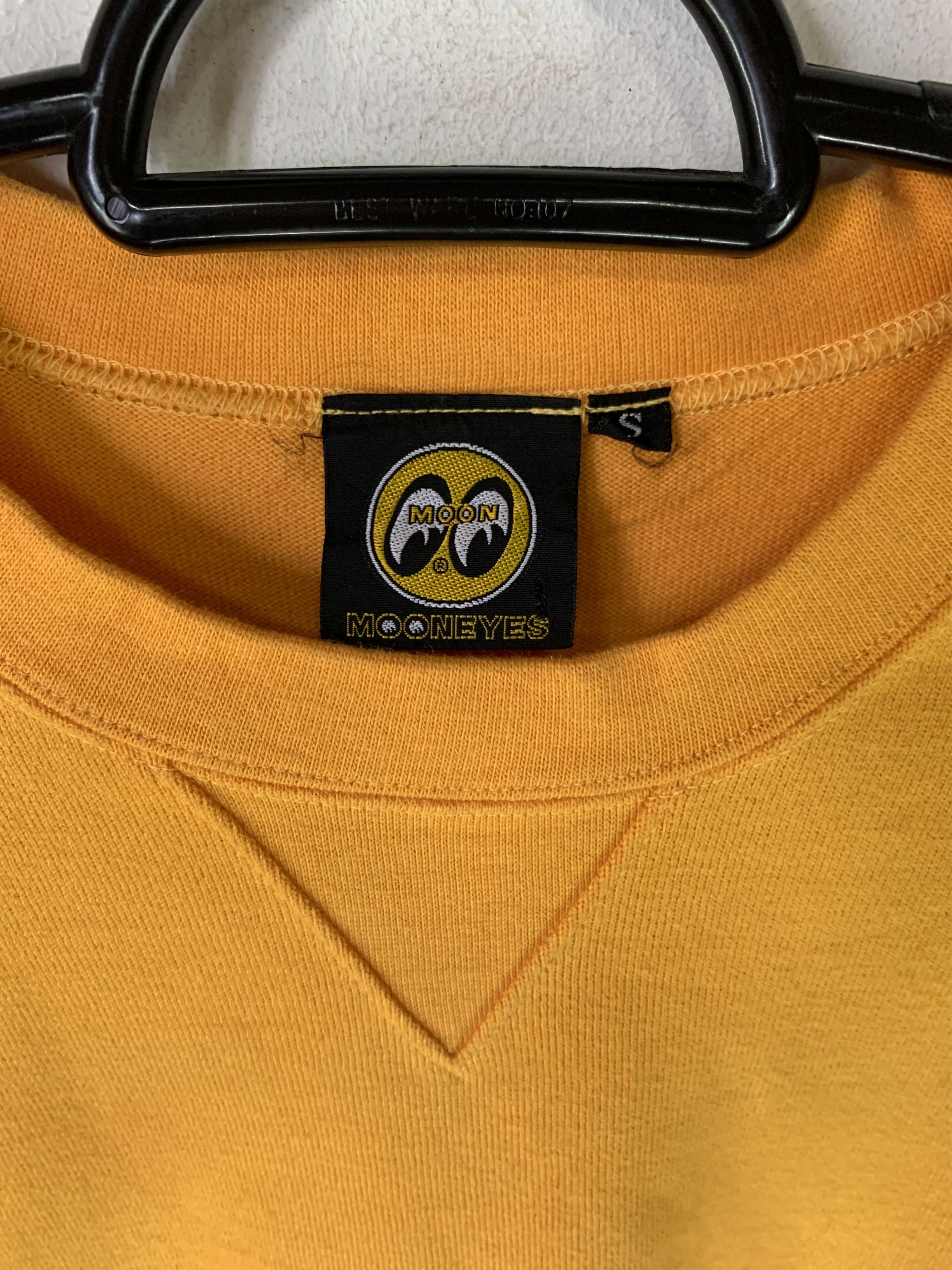 Mooneyes pinstripe logo vintage longsleeve tshirt