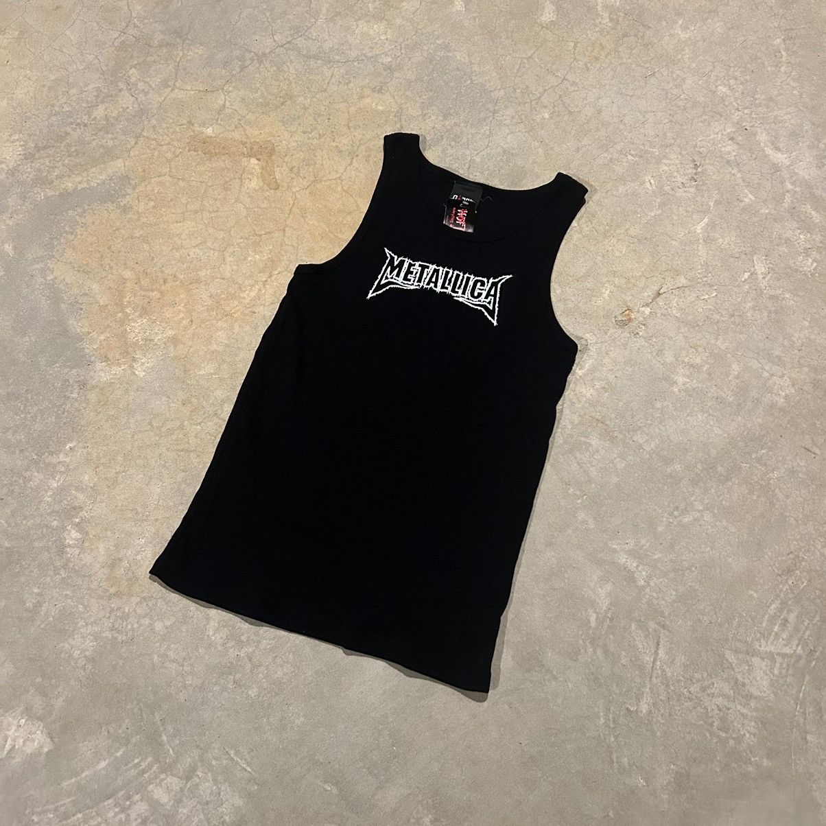 Giant × Metallica × Vintage Crazy Vintage 90s Metallica Ribbed Tank Top Giant NWT Size US XL / EU 56 / 4 - 2 Thumbnail