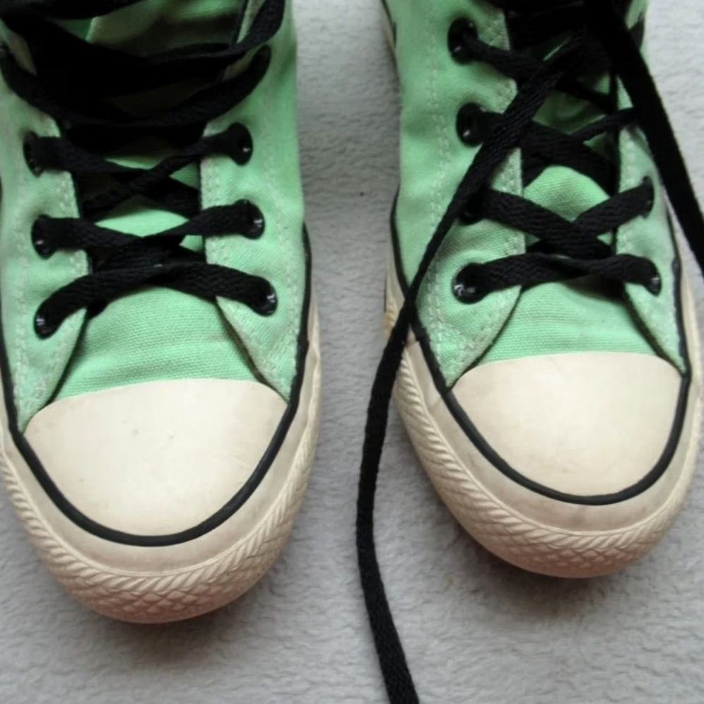 Converse Converse Chuck Taylor Mens 8.5 Womens 10 Green All Star High Top Sneaker Read Size M / US 6-8 / IT 42-44 - 4 Thumbnail