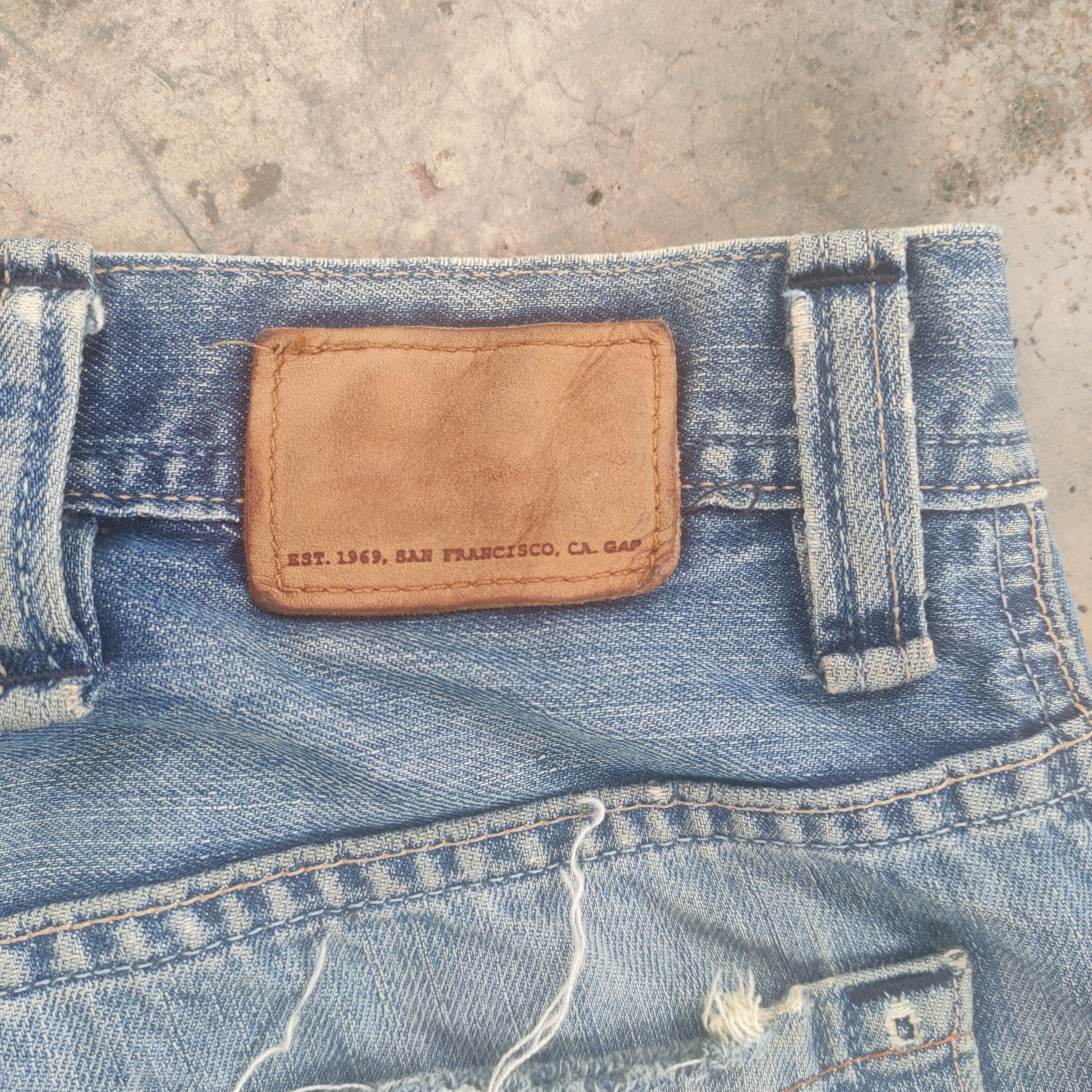 Gap × Japanese Brand VINTAGE JAPANESE BUSH PANTS FADED DISTRESSED JEANS DENIM Size US 29 - 13 Thumbnail