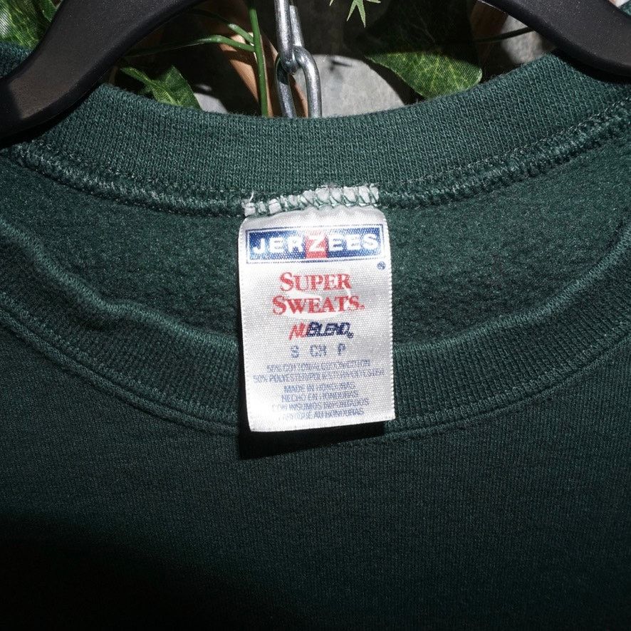 Jerzees Small - Vintage Y2K CAT essential 200s simple sweatshirt Size US S / EU 44-46 / 1 - 3 Thumbnail