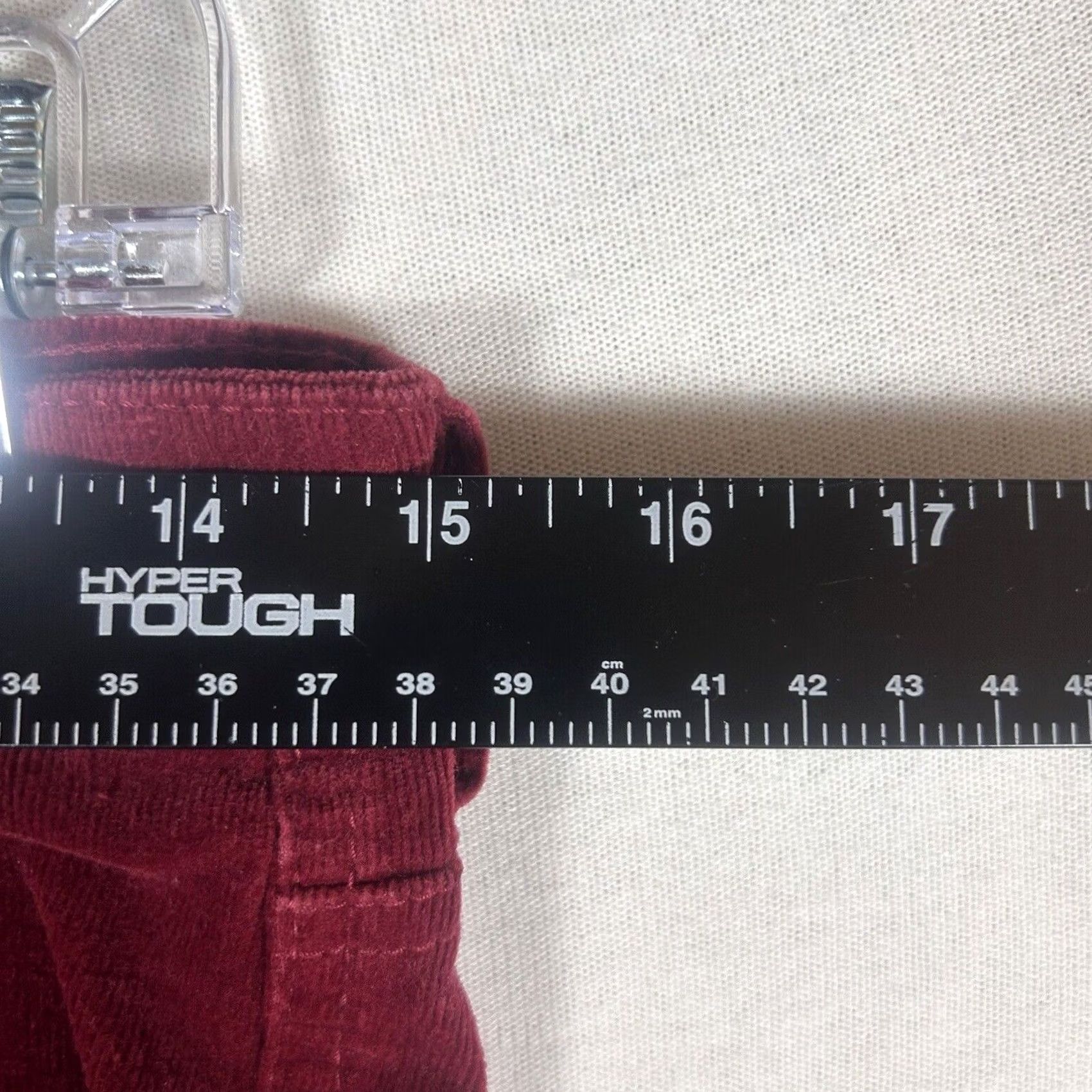 Vintage KUT from the Kloth Diana Skinny Corduroy Pants Womens 4 Red Mid Rise Slim Jeans Casual Size 27" / US 4 / IT 40 - 5 Thumbnail