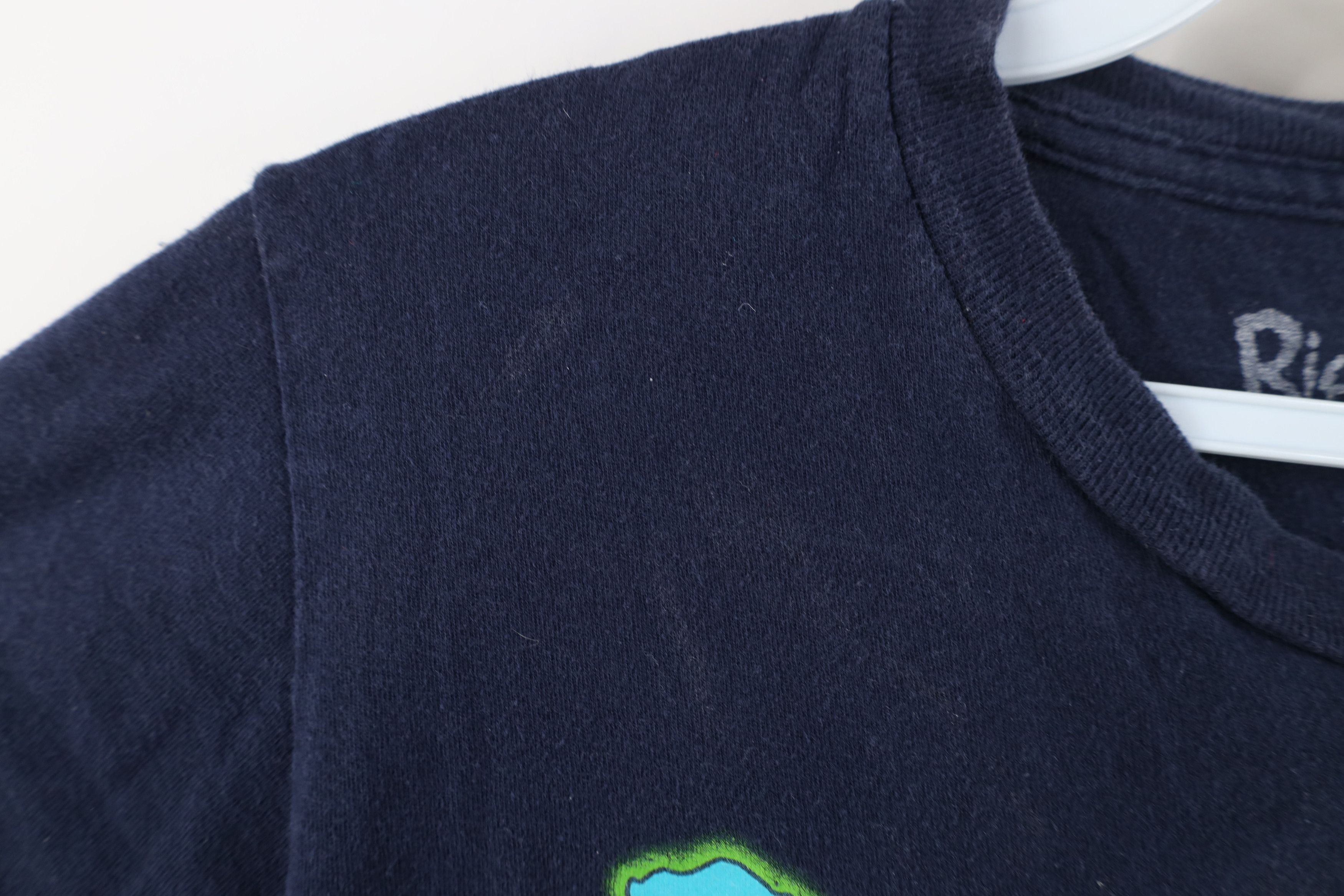 Vintage Y2K Rick and Morty Cartoon Short Sleeve T-Shirt Blue Size S / US 4 / IT 40 - 7 Thumbnail