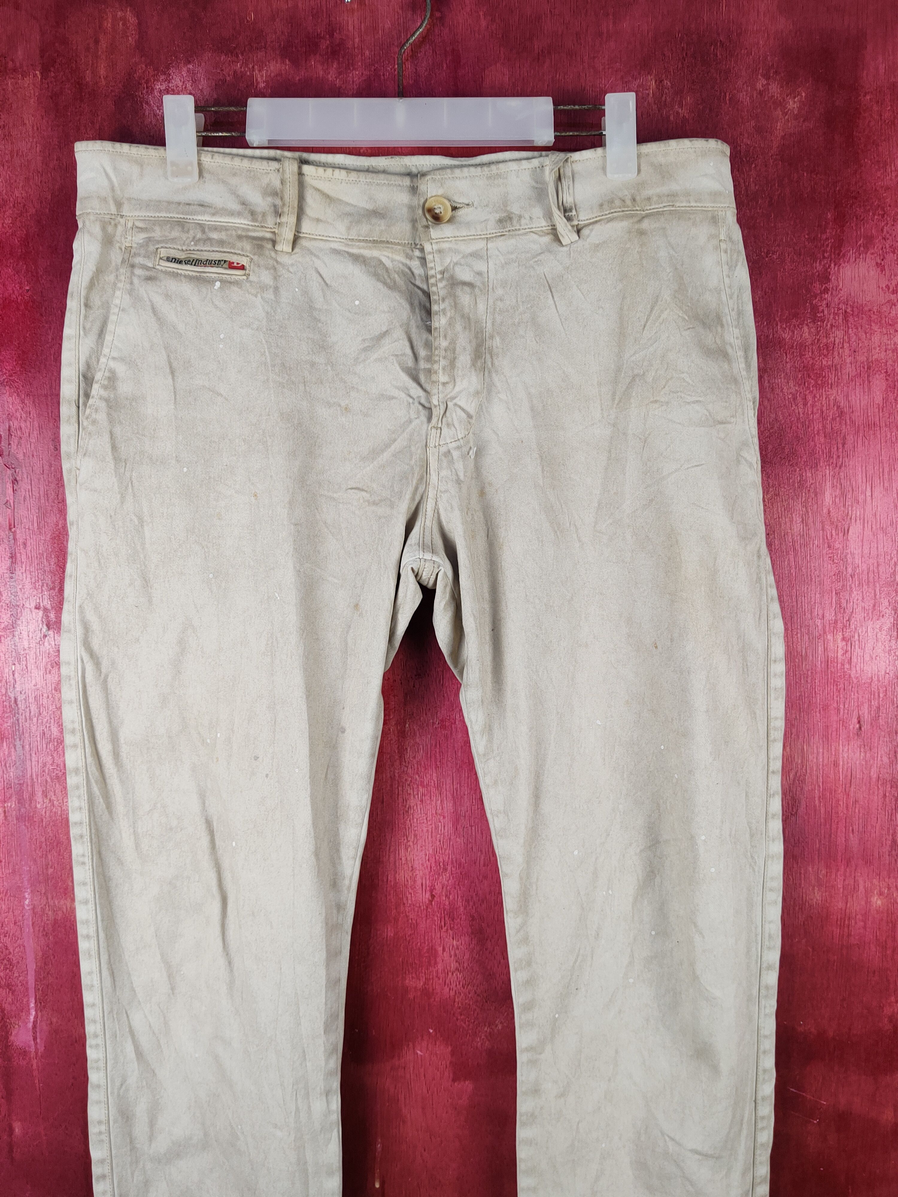 Diesel Diesel Beige Multipocket Casual Pants #S1576 Size US 31 - 2 Thumbnail