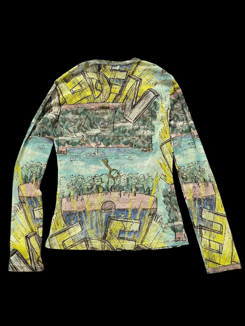 Japanese Brand Issey Miyake Graffiti tulle top Size M / US 6-8 / IT 42-44 - 5 Thumbnail