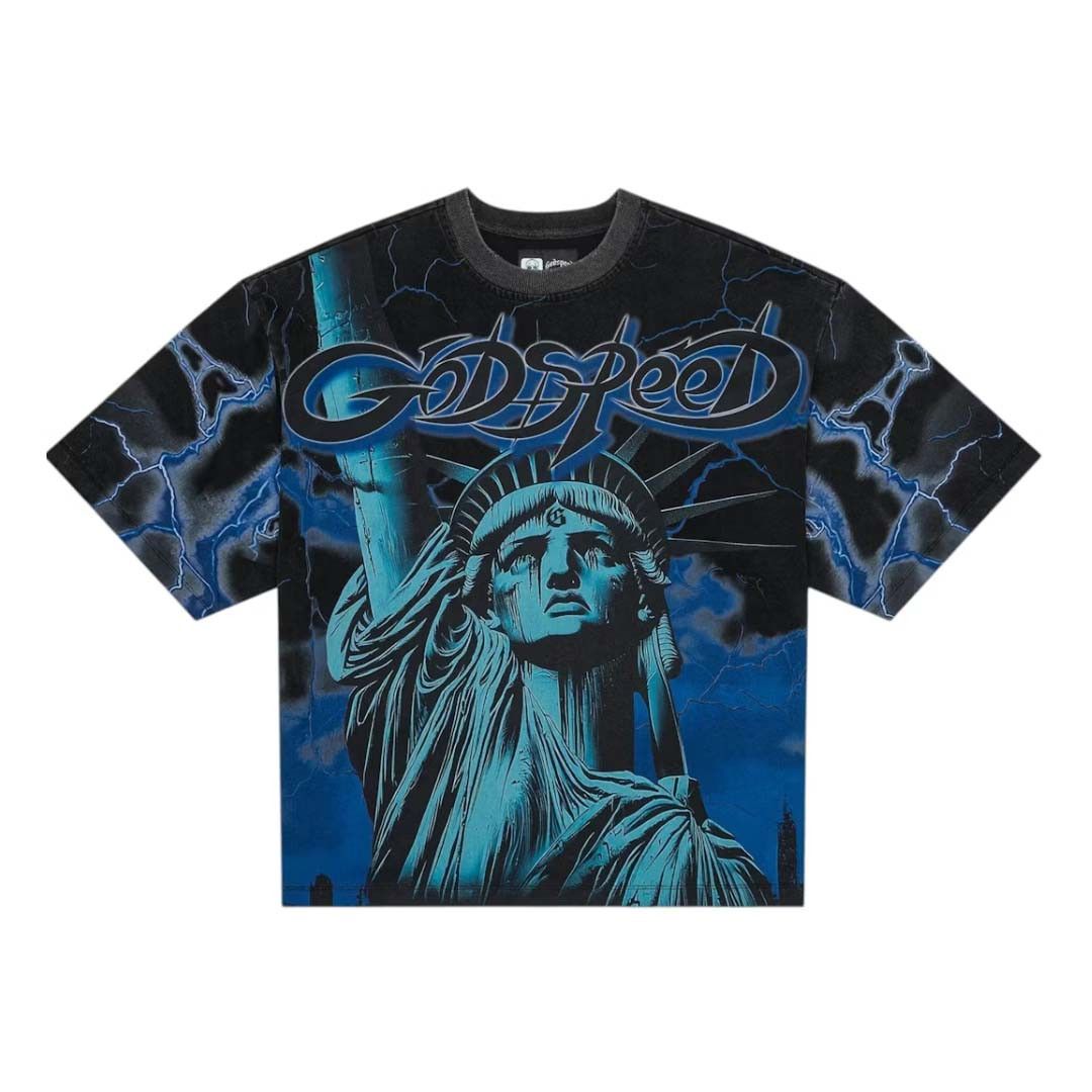 Godspeed Voltage Black Blue Tee Size US L / EU 52-54 / 3 - 1 Thumbnail