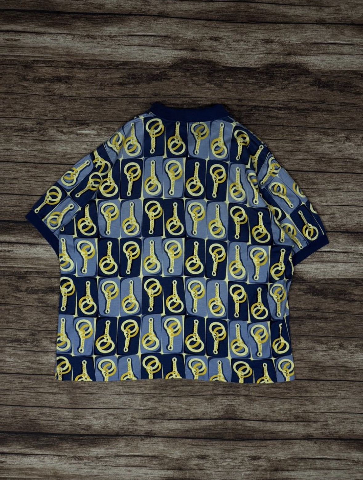Gucci Gucci Italy Vintage Chain Polo Tee Size US XL / EU 56 / 4 - 4 Thumbnail