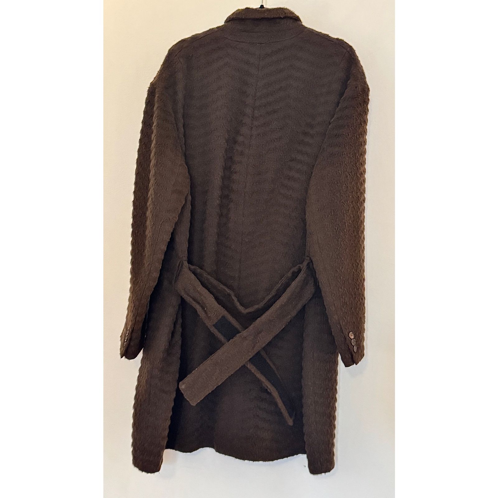 Neil Barrett Neil Barret Men's FW 14' Brown Wool Oversize Fit Coat Size US M / EU 48-50 / 2 - 2 Thumbnail