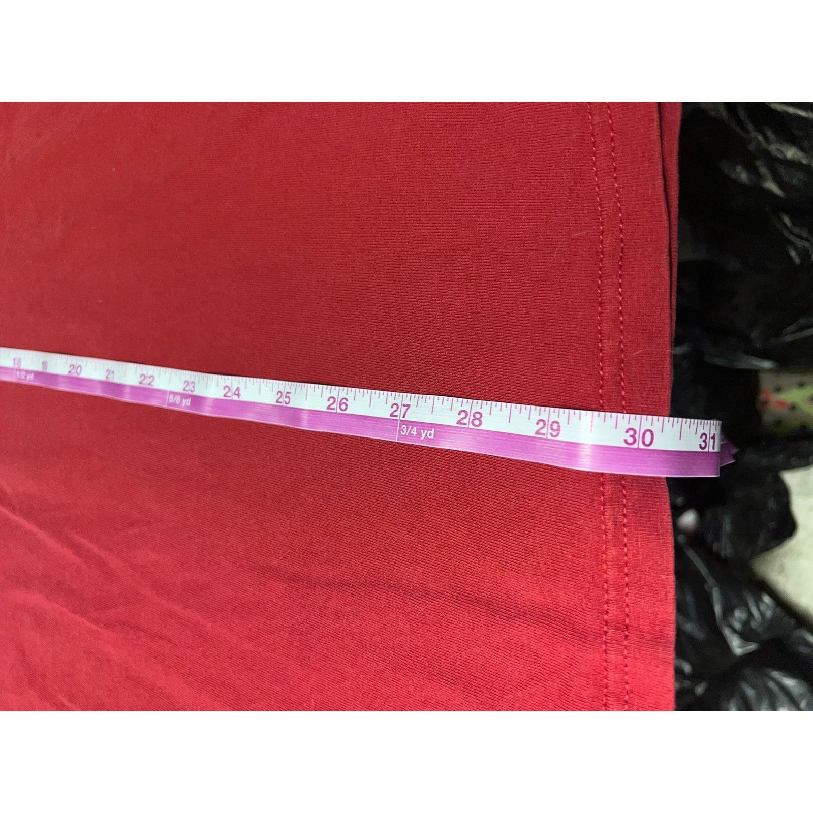 Gildan Y2K Gildan Ultra Cotton Red Blank Short Sleeve Shirt 2000s X Size US XL / EU 56 / 4 - 8 Thumbnail