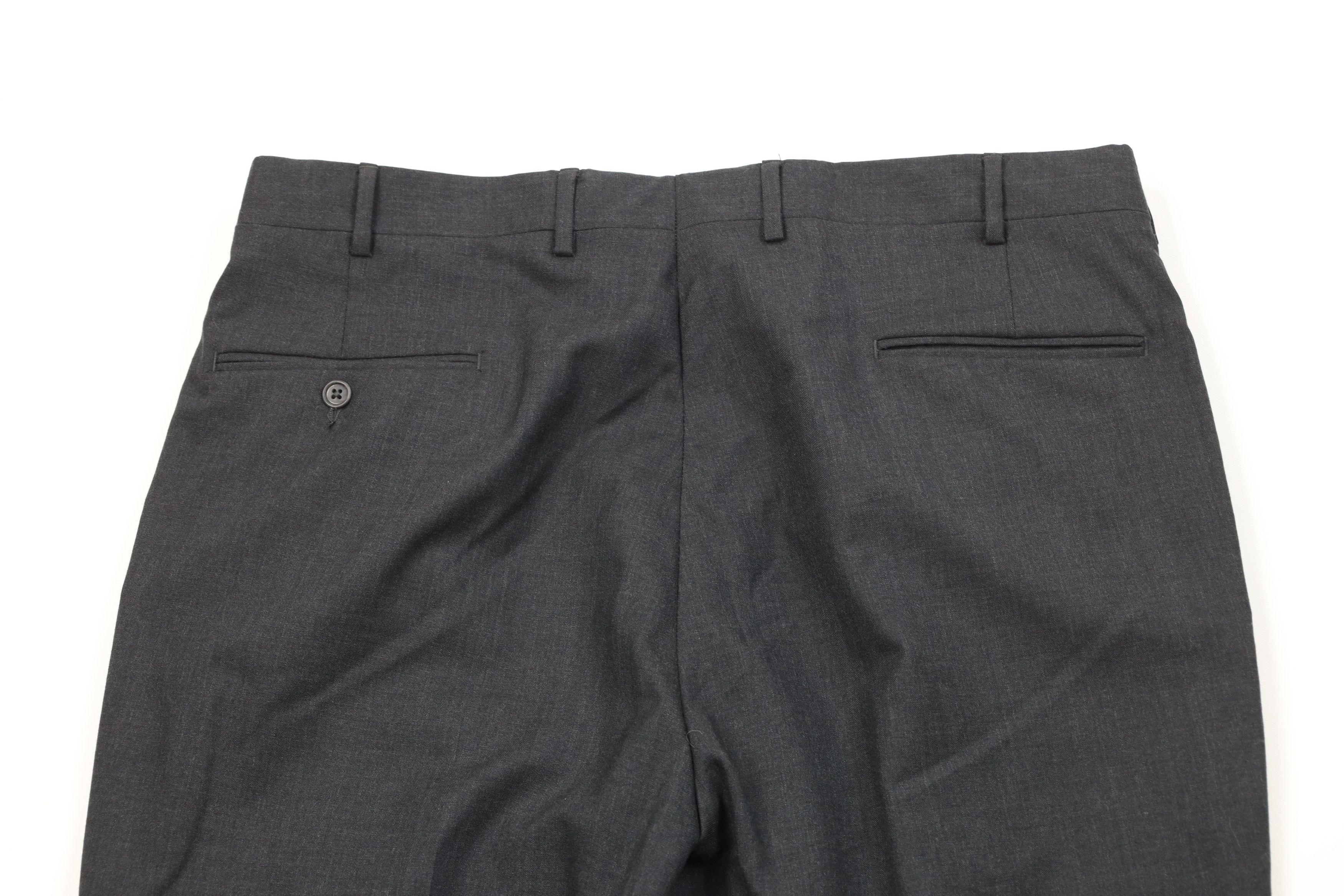 Vintage Vintage 90s Streetwear Wide Leg Chino Pants Charcoal Gray Size US 38 / EU 54 - 11 Thumbnail