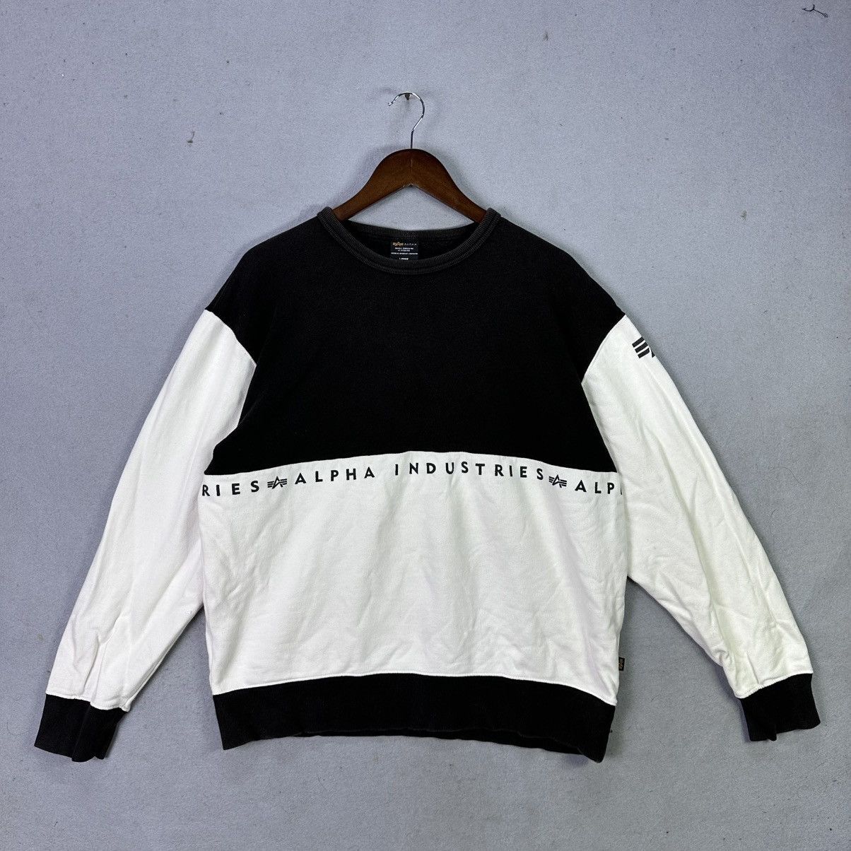 Alpha Industries Alpha Industries Colorblock Crewneck Sweatshirt Size US L / EU 52-54 / 3 - 1 Thumbnail