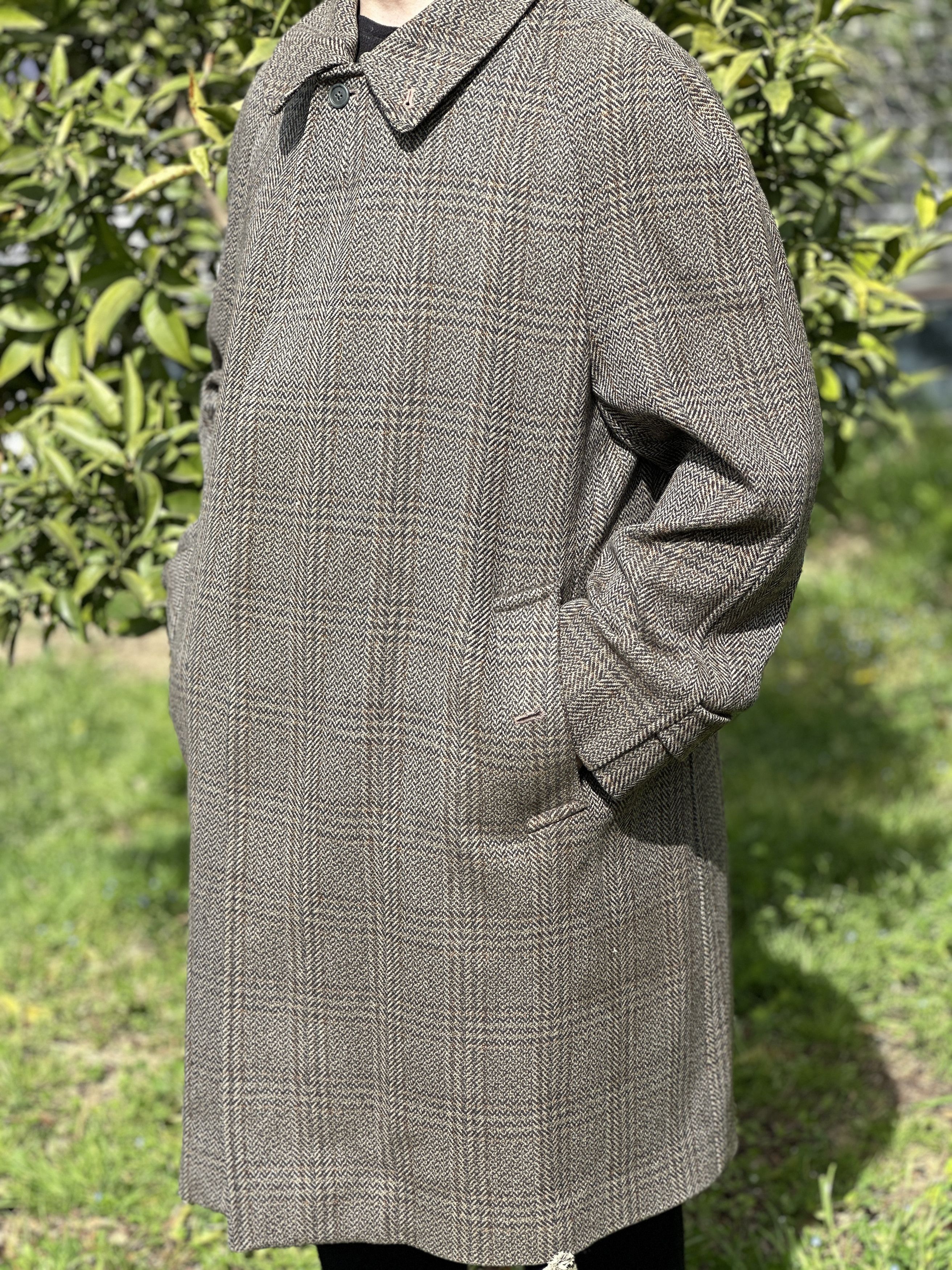 Burberry 1950 Hand Woven Irish Tweed Burberry Prorsum Trench 44 54 Size US L / EU 52-54 / 3 - 6 Thumbnail