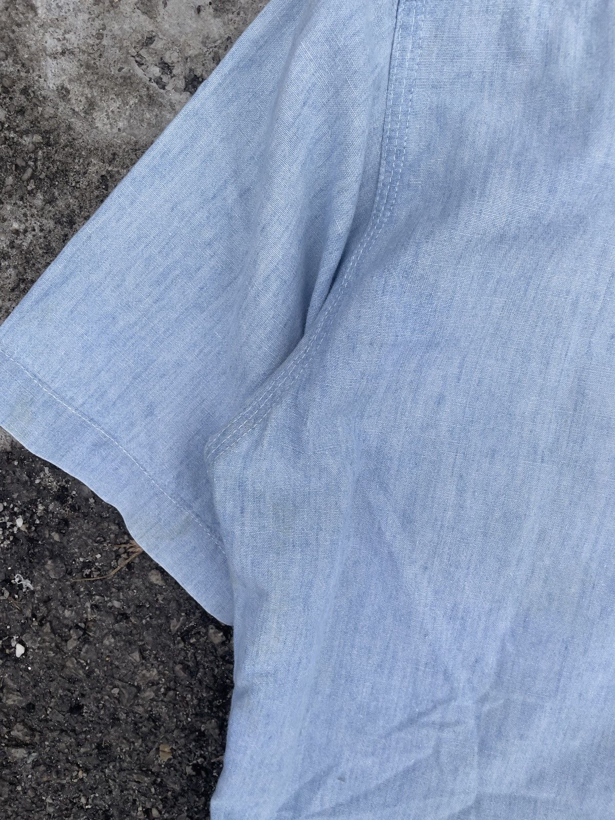 Levi's Vintage Levi's Orange Tab Denim Chambray Shirt Size US S / EU 44-46 / 1 - 7 Thumbnail