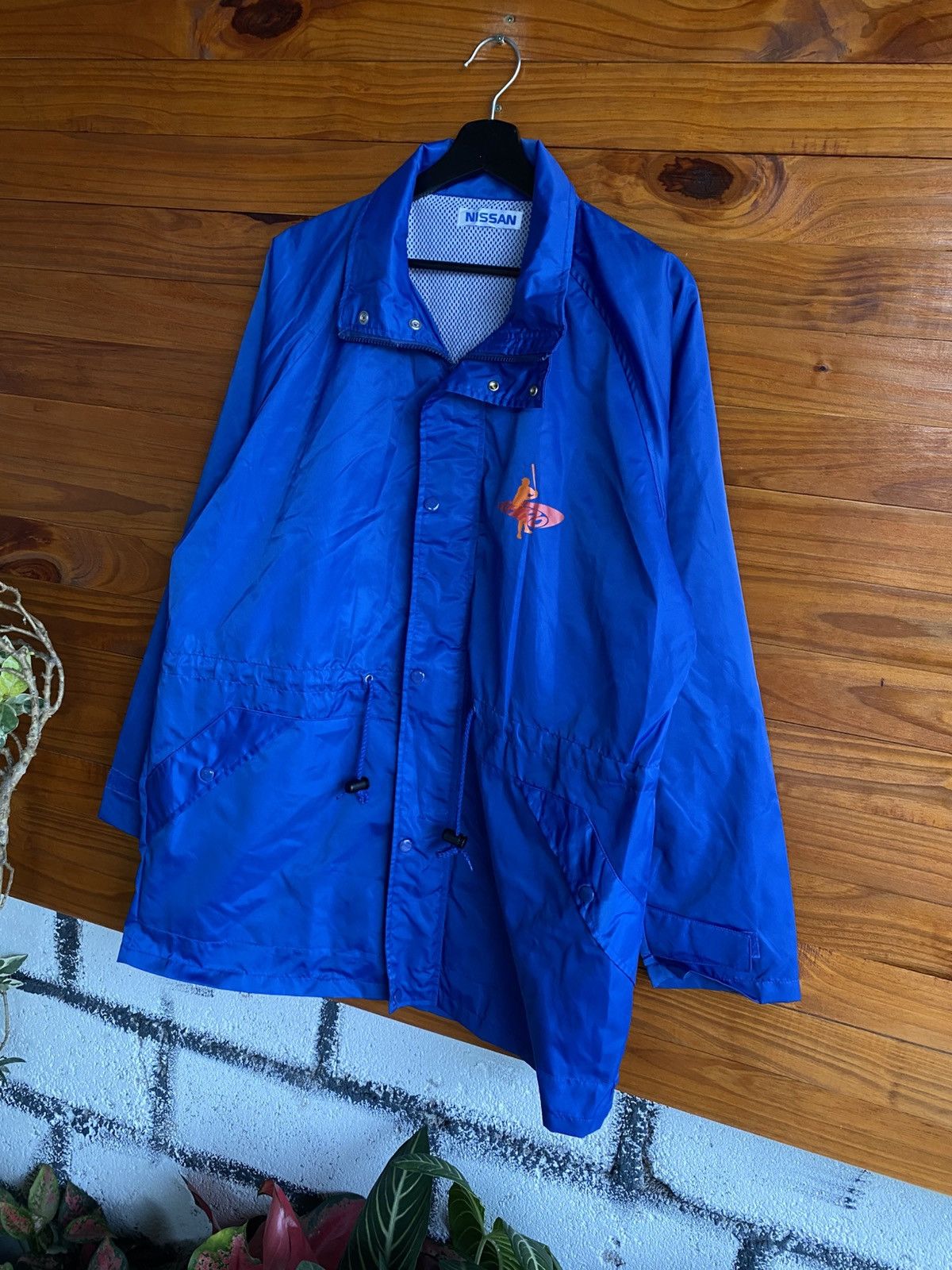 Nissan Vintage Nissan Blue Lightweight Jacket Made In Japan Size US L / EU 52-54 / 3 - 4 Thumbnail