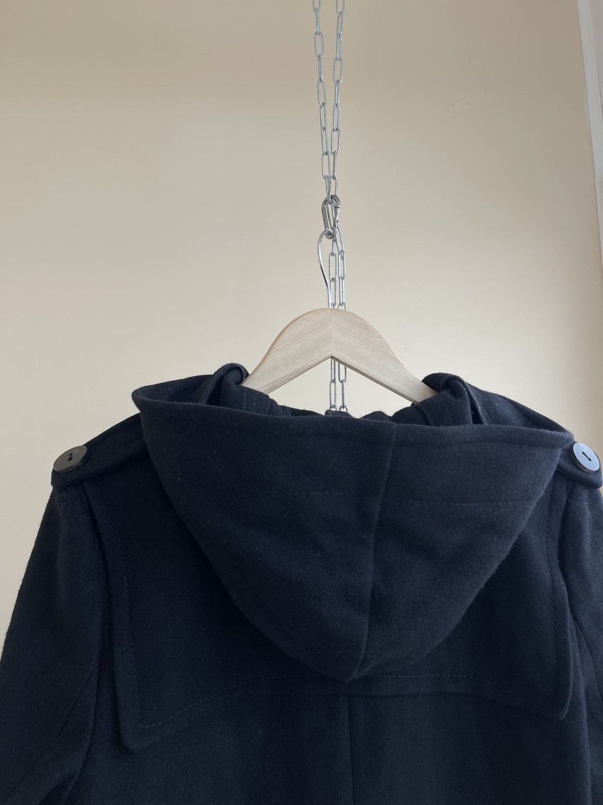 DRYKORN Drykorn Wool Blend Hooded Duffle Coat Jacket Size L / US 10 / IT 46 - 6 Thumbnail