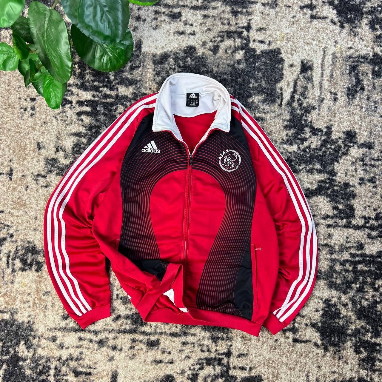 Adidas Adidas x Ajax Vintage Y2K Soccer Zip Up Track Jacket Size US L / EU 52-54 / 3 - 1 Thumbnail