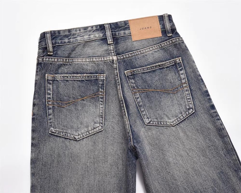 Japanese Brand × Vintage American street washed retro flared jeans y2k Size US 32 / EU 48 - 5 Thumbnail