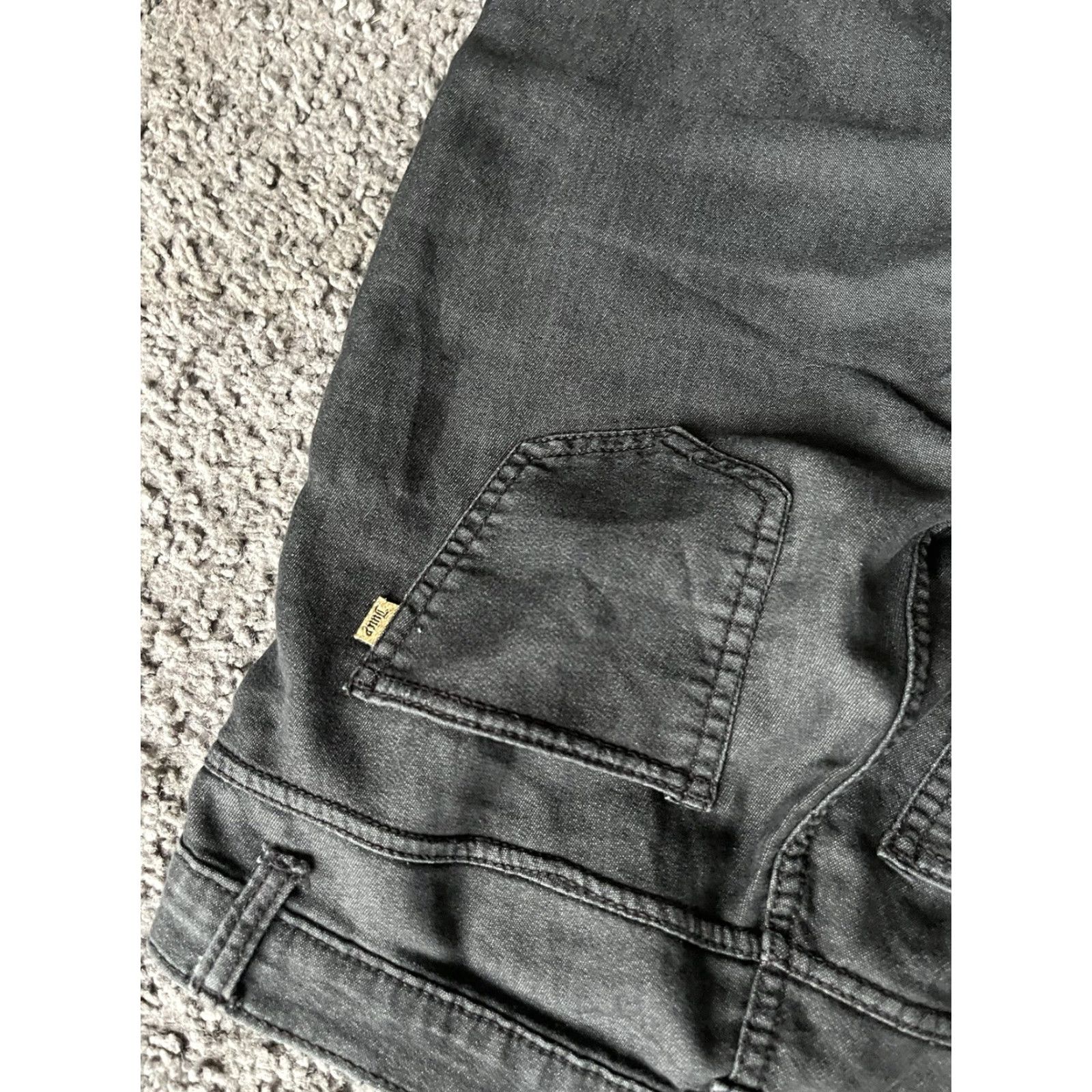 Juicy Couture Juicy Couture Jeans Womens 0 Black Skinny Denim Stretch Pockets Size 25" / US 0 / IT 36 - 5 Thumbnail